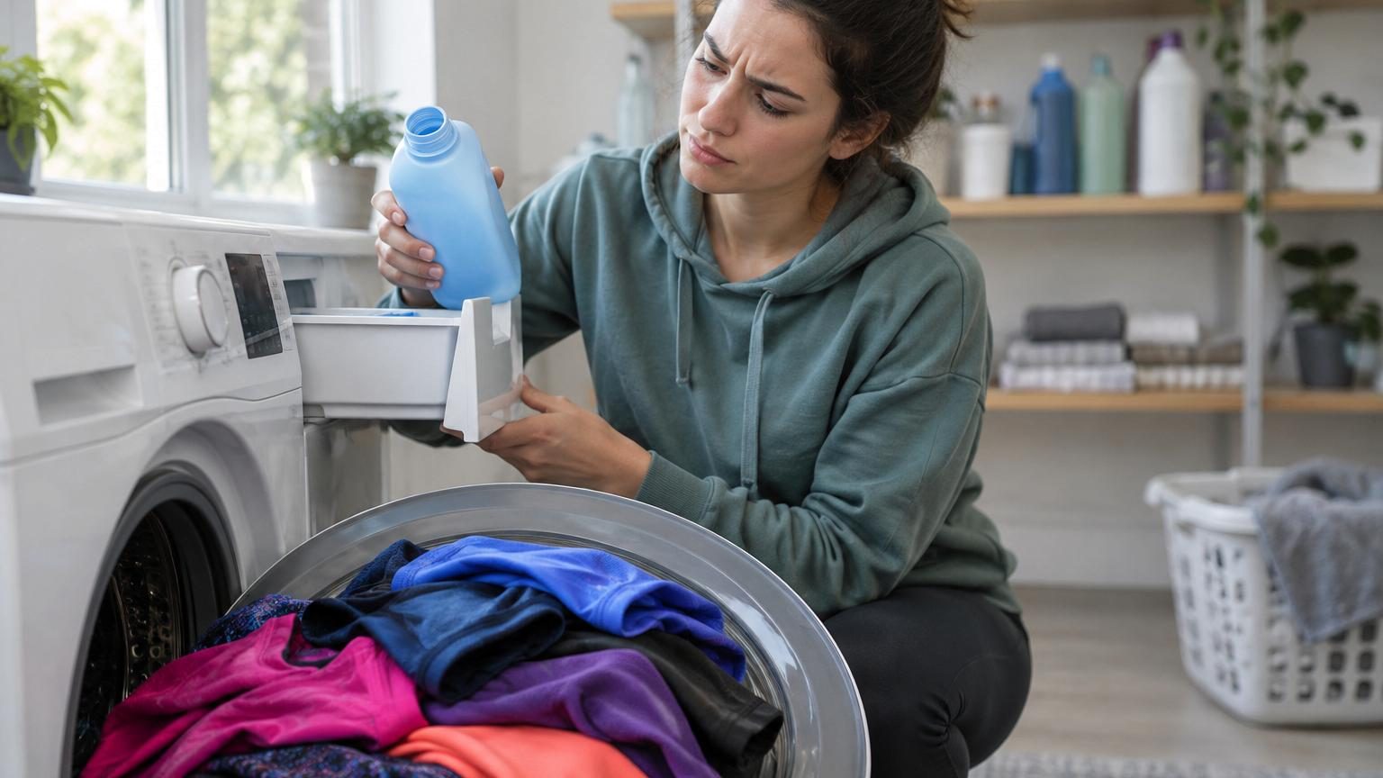 L'erreur que presque tout le monde fait en lavant le polyester : ce n'est pas la température, c'est ce produit qui garde les mauvaises odeurs