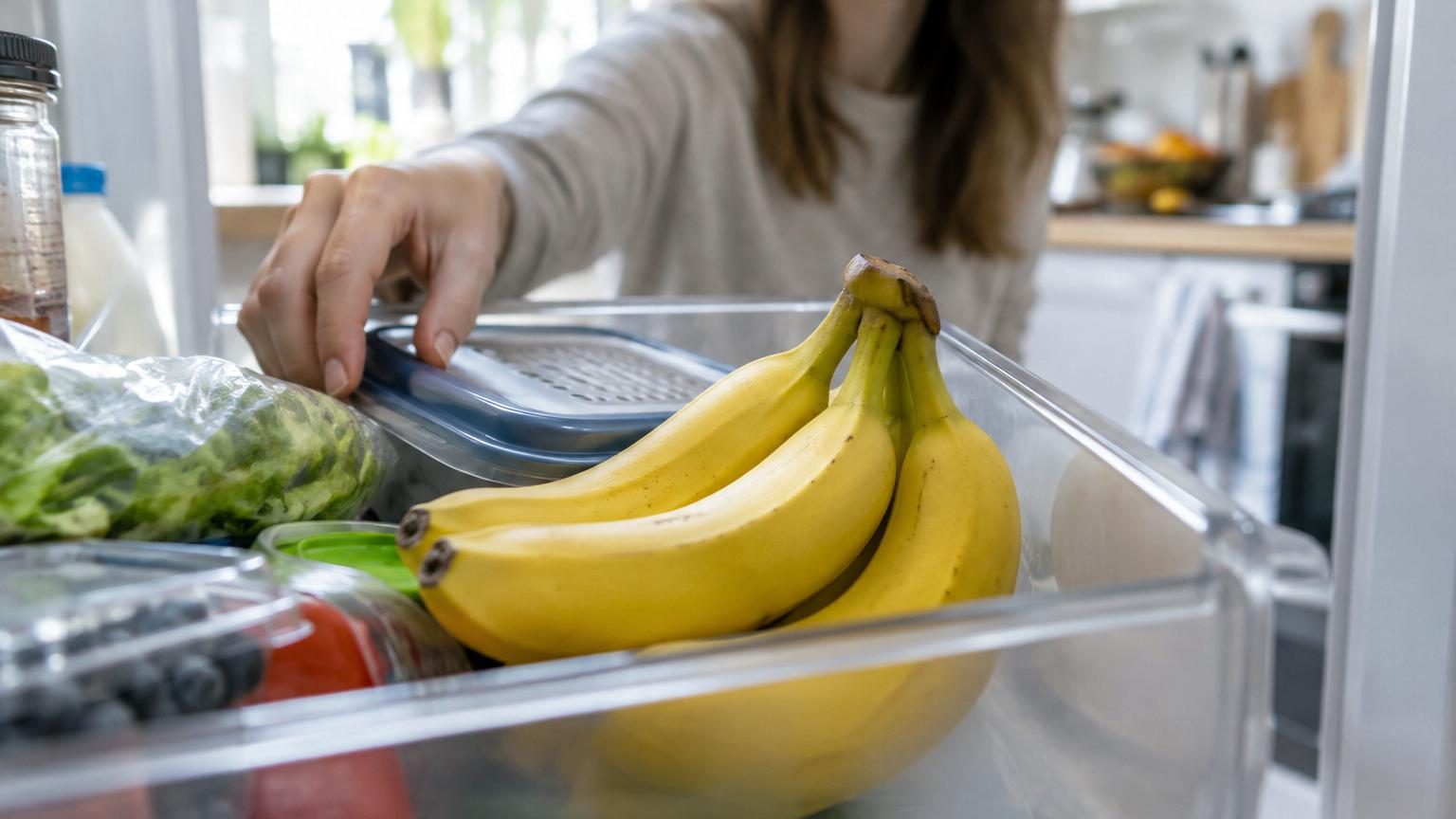 Les bananes restent jaunes jusqu'à 15 jours sans brunir : l'ustensile de cuisine banal qui change tout
