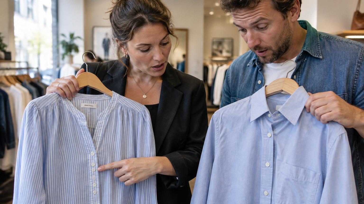 Les boutons des vêtements pour femmes sont à gauche, ceux des hommes à droite : voici d'où vient cette règle jamais changée