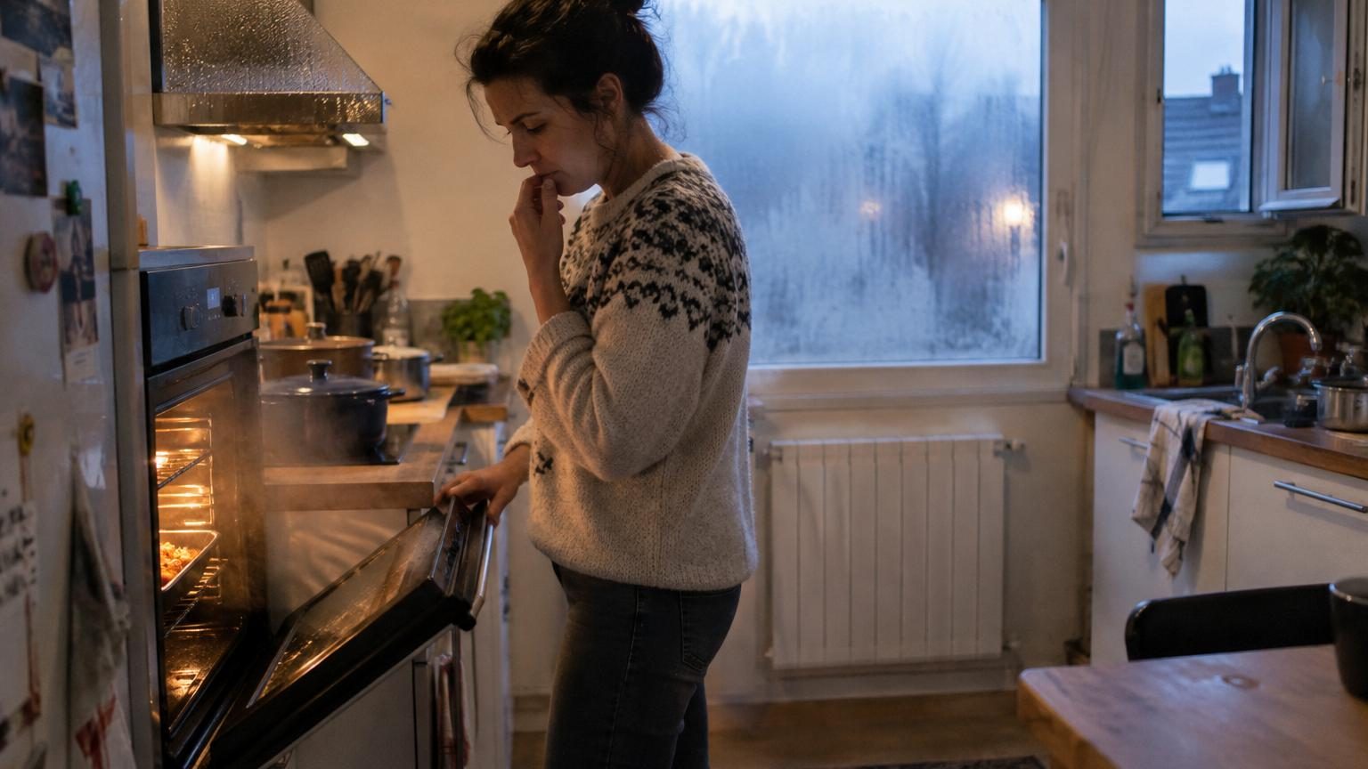 Les chauffagistes sont unanimes : laisser le four ouvert pour chauffer la cuisine remplit la maison d'humidité, voici ce qui règle le problème