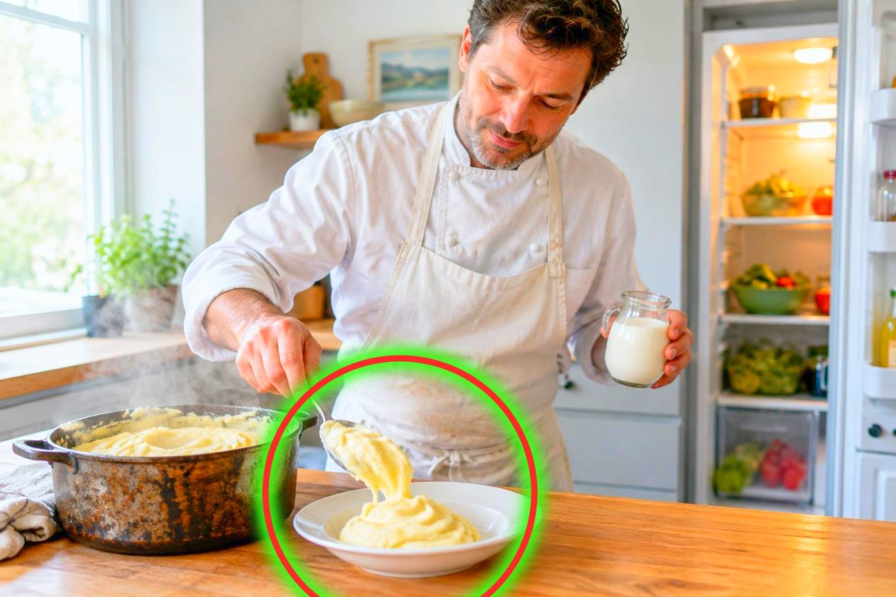 Les chefs sont unanimes : la purée est bien meilleure sans lait ni beurre, voici l'ingrédient du frigo qui les remplace