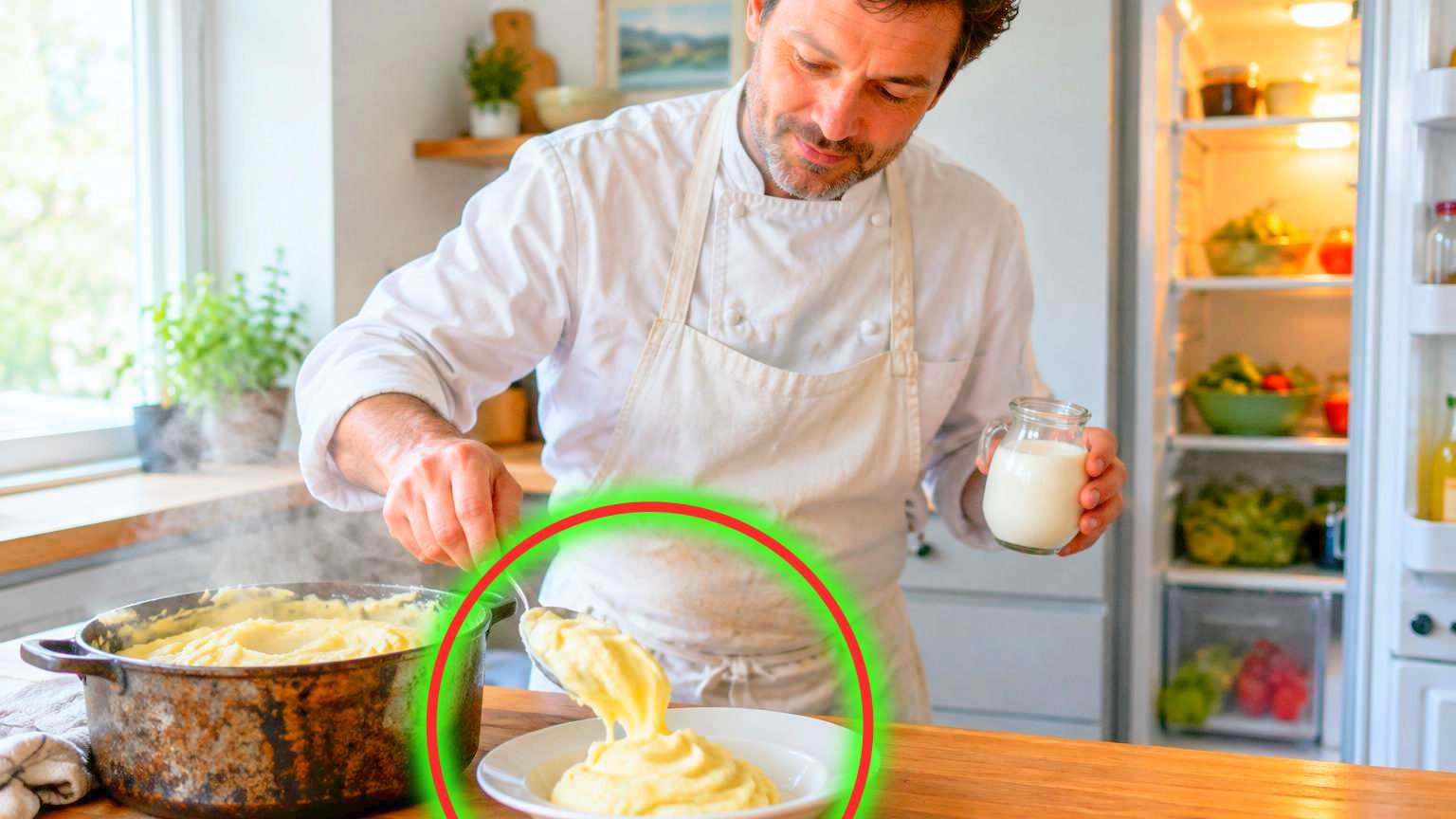 Les chefs sont unanimes : la purée est bien meilleure sans lait ni beurre, voici l'ingrédient du frigo qui les remplace