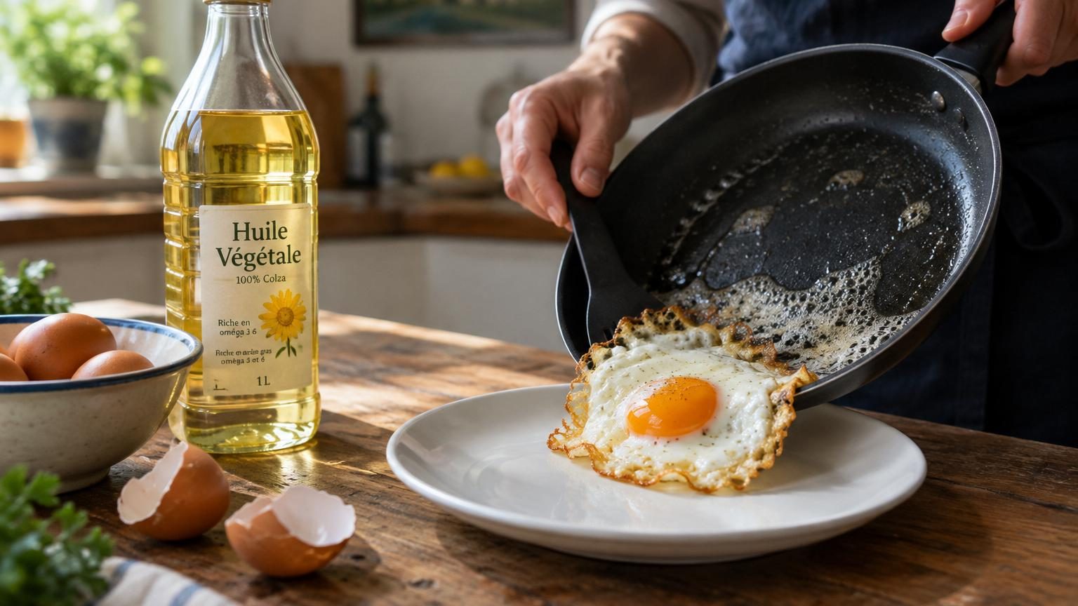 Les chefs sont unanimes : les œufs au plat sont meilleurs si vous remplacez l'huile d'olive et le beurre par cet ingrédient tout simple