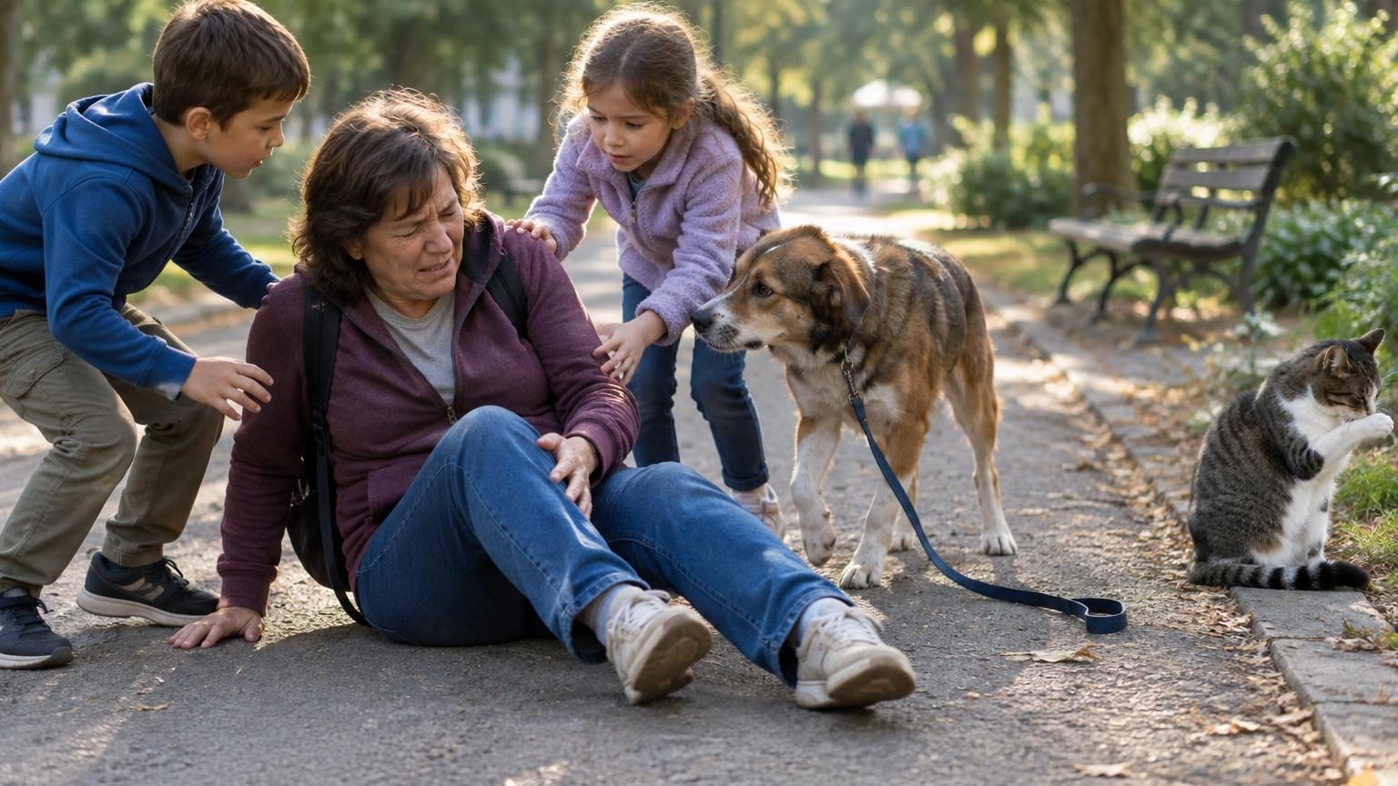 Les chiens et les enfants aident spontanément une personne en difficulté : face à la même scène, les chats restent indifférents