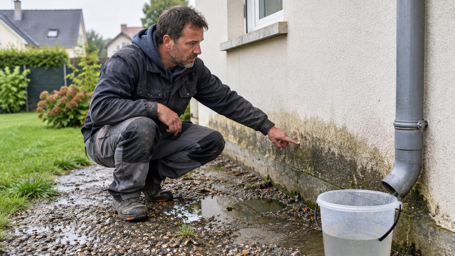 Les couvreurs le savent mais le disent peu : ce qui trempe le bas de votre façade n'est pas la pluie, et un simple test au seau le prouve