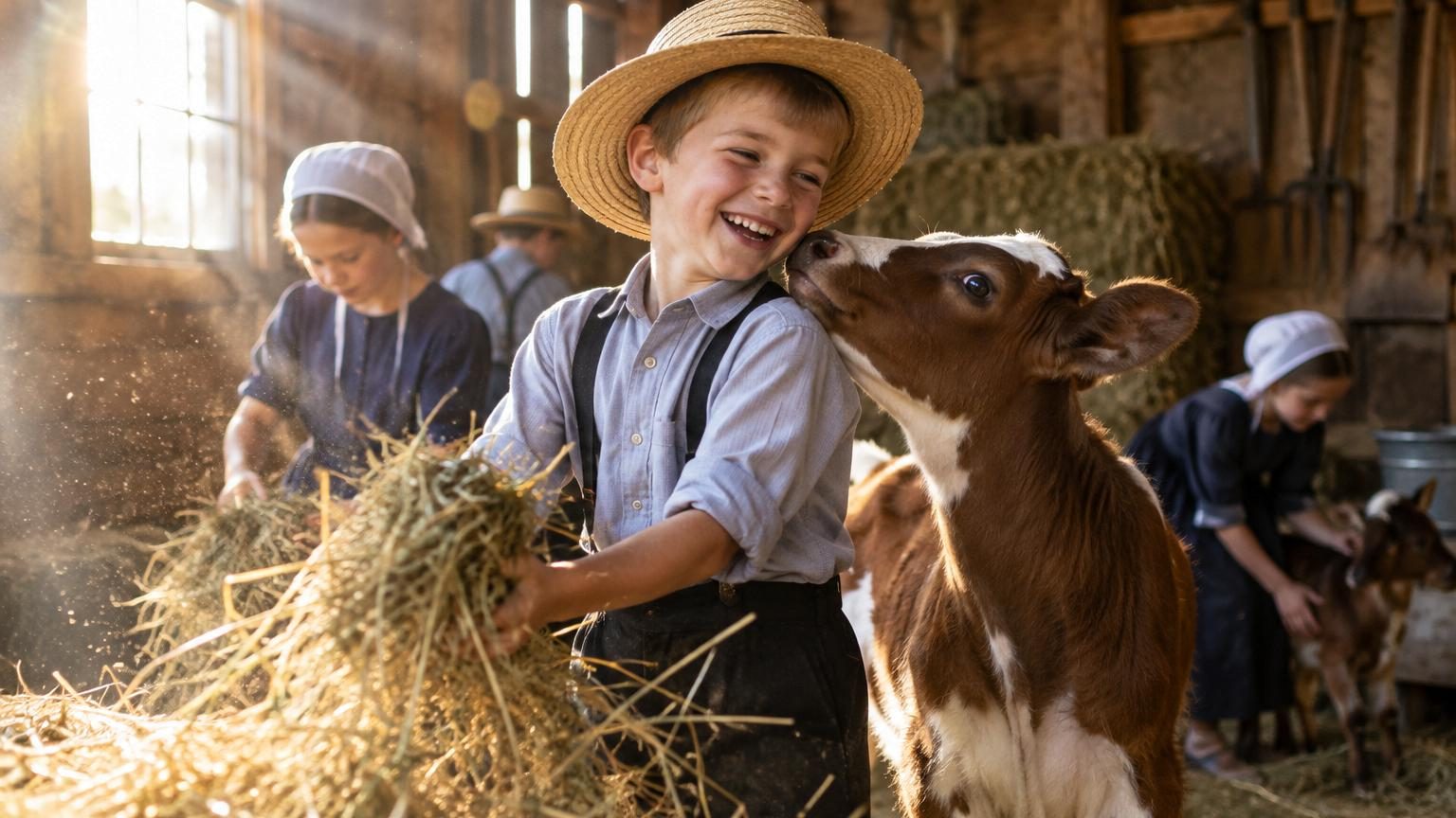 Les enfants amish ne développent presque jamais d&rsquo;allergies : les scientifiques ont enfin trouvé pourquoi, et tout se joue dans la grange