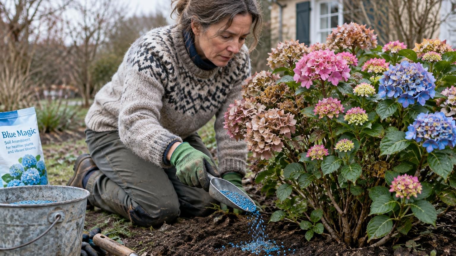 Les jardiniers passionnés le font toujours fin février : le secret pour faire virer la couleur des hortensias