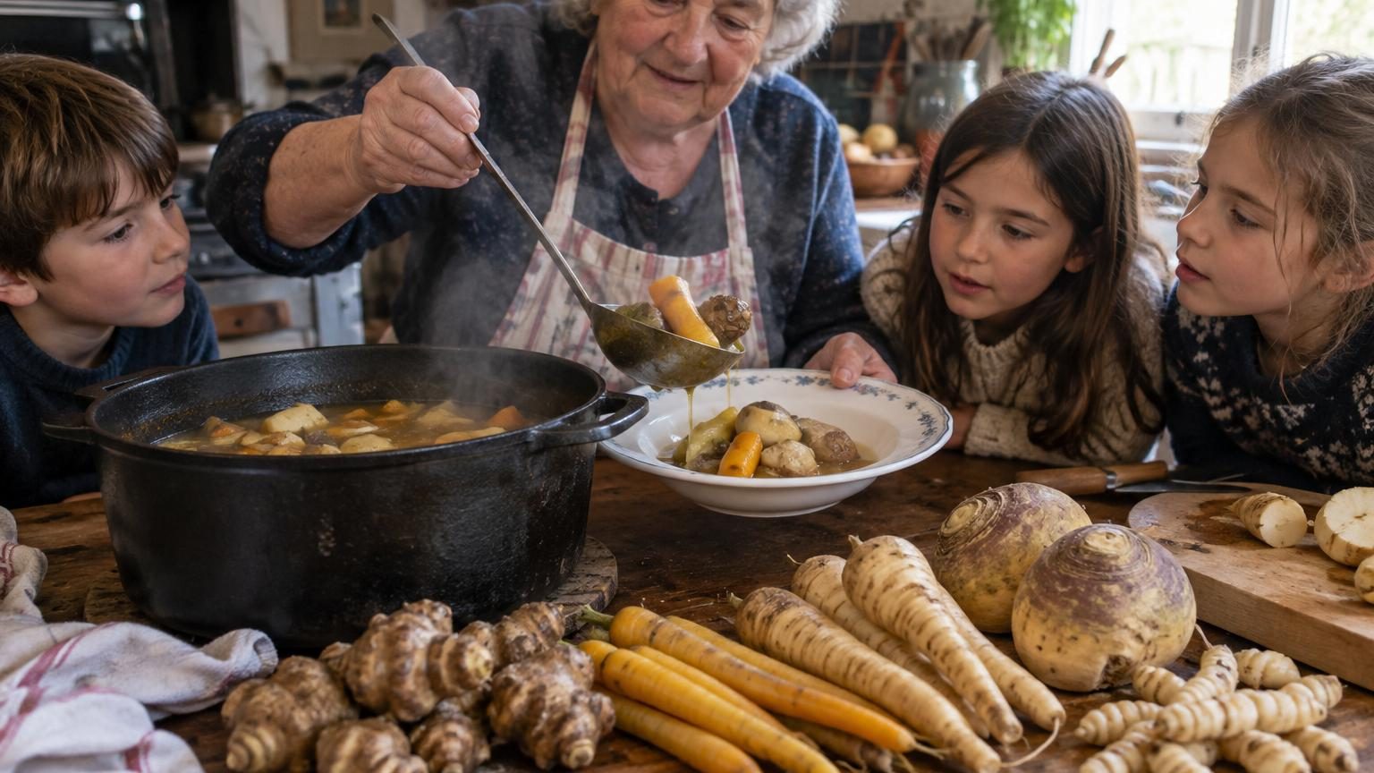 Les légumes oubliés reviennent dans nos assiettes : la recette de grand-mère qui les remet au goût du jour