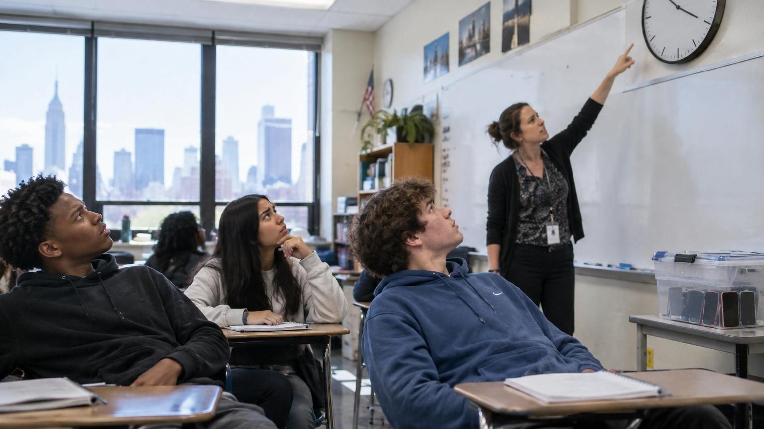 Les portables interdits en classe : les professeurs découvrent que leurs élèves ne savent plus lire l'heure sur une horloge à aiguilles