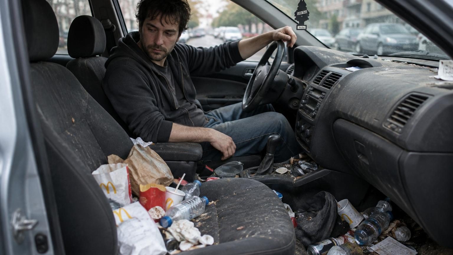 Les psychologues sont unanimes : les adultes qui laissent leur voiture sale révèlent un problème d'estime de soi