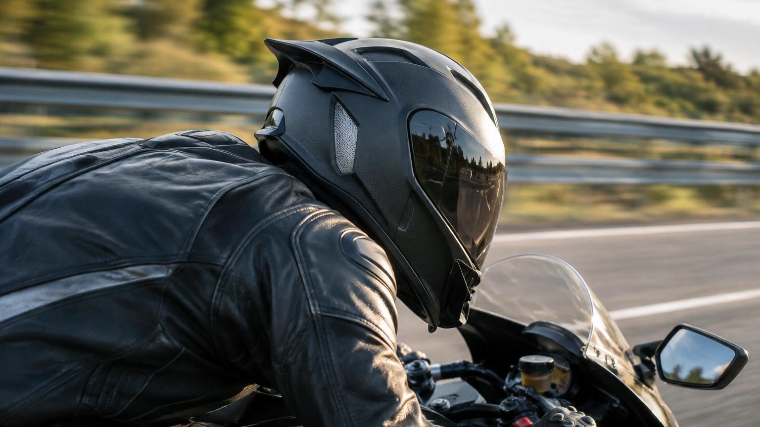 Les spoilers sur les casques moto servent-ils vraiment à quelque chose : voici ce qu'ils changent à grande vitesse