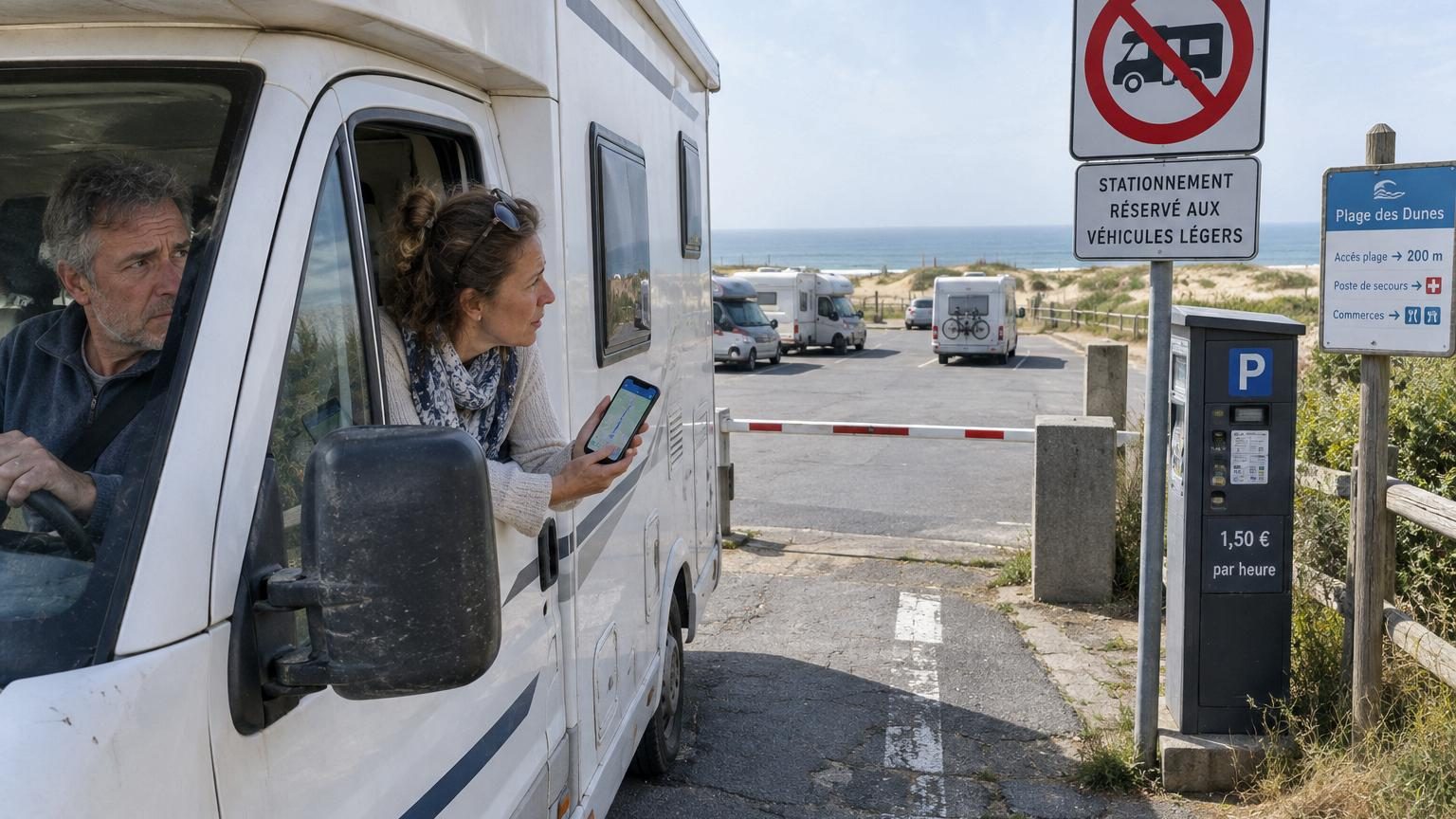 Les vacances pourraient coûter plus cher à certains camping-caristes : de nouvelles restrictions limitent désormais les endroits où ils peuvent stationner