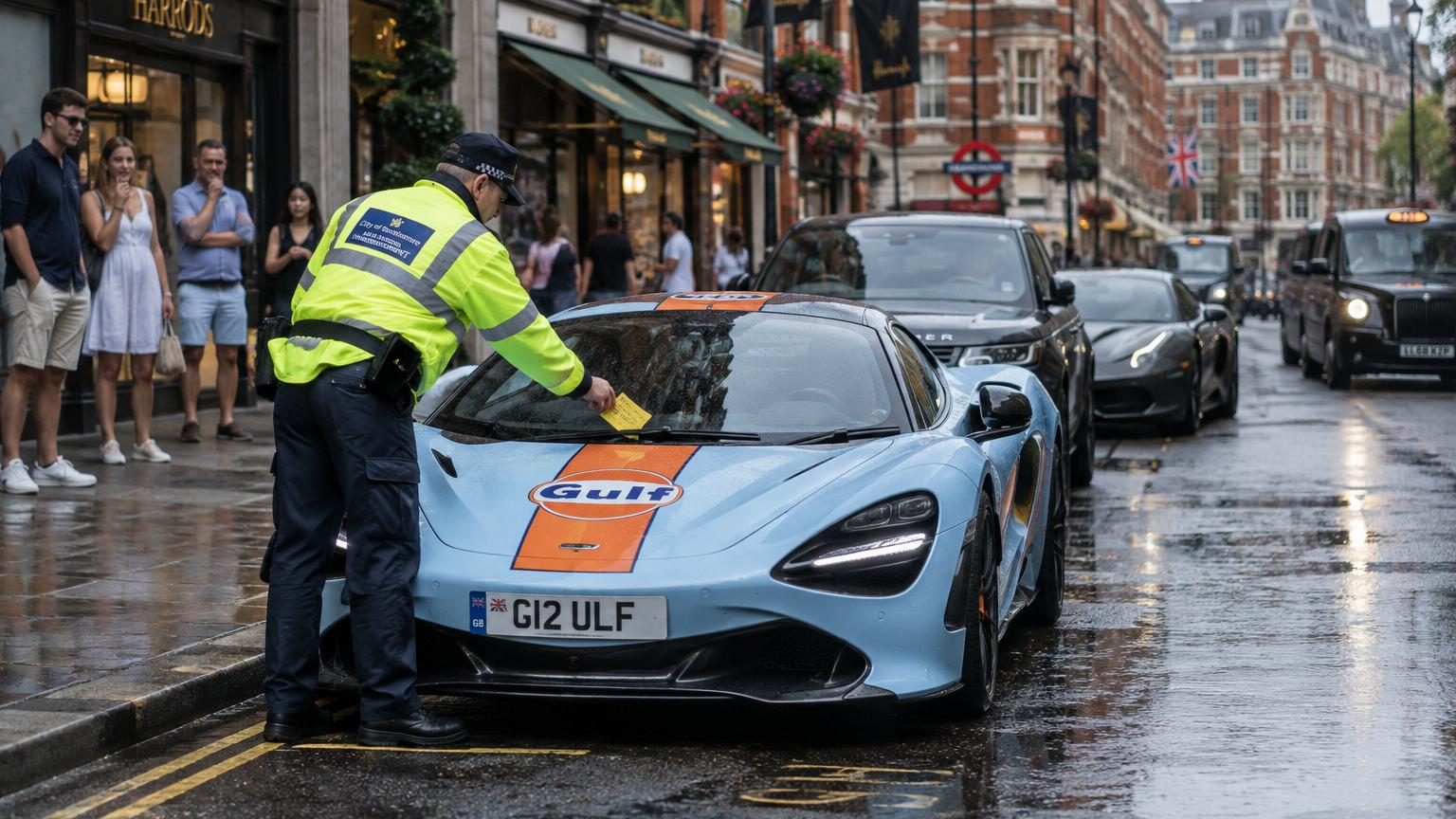 Londres a verbalisé 13 423 fois ces supercars immatriculées aux Émirats : seul 1 % des amendes a été payé