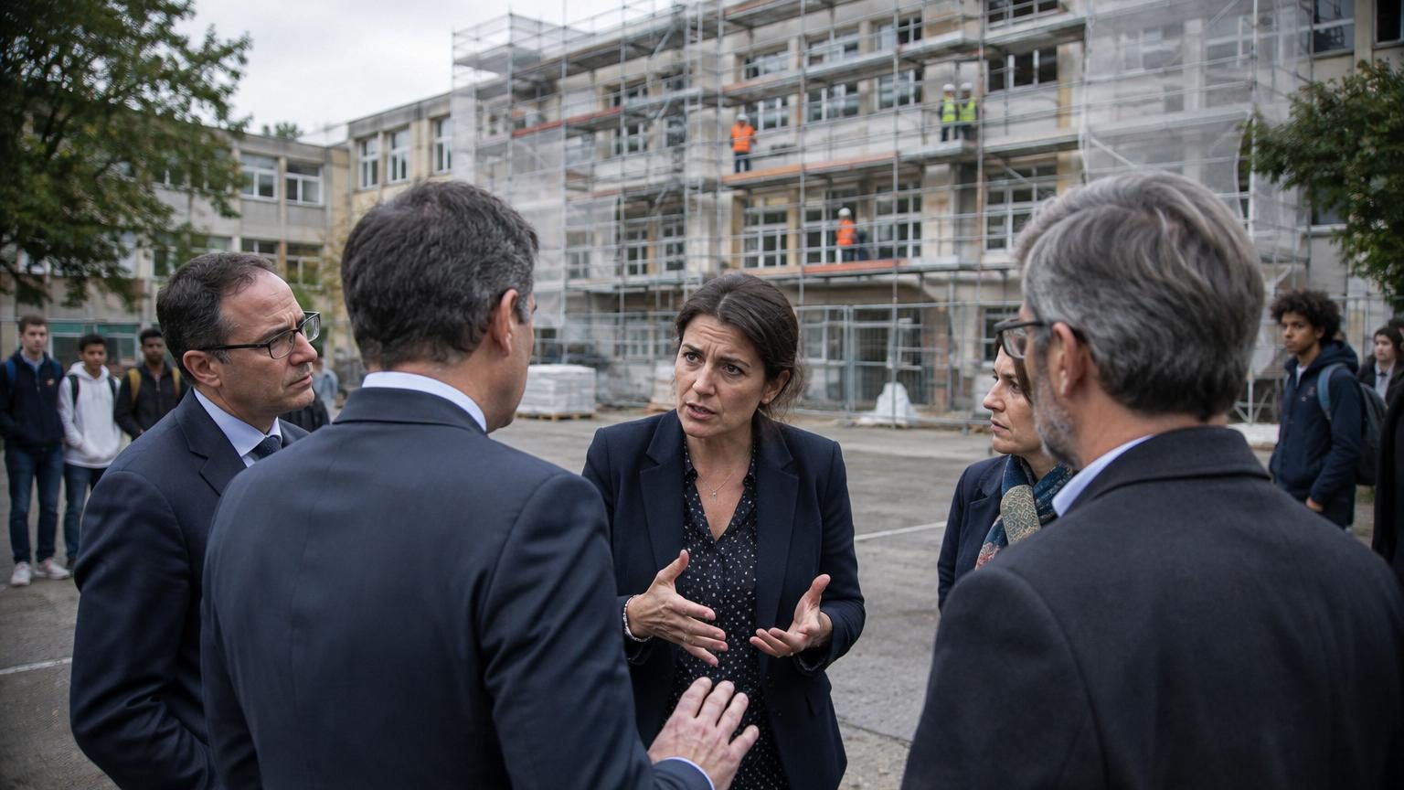 Lycée de Saint-Denis : elle renvoie le maire à ses responsabilités et rappelle les 45 millions d'euros de rénovation en cours