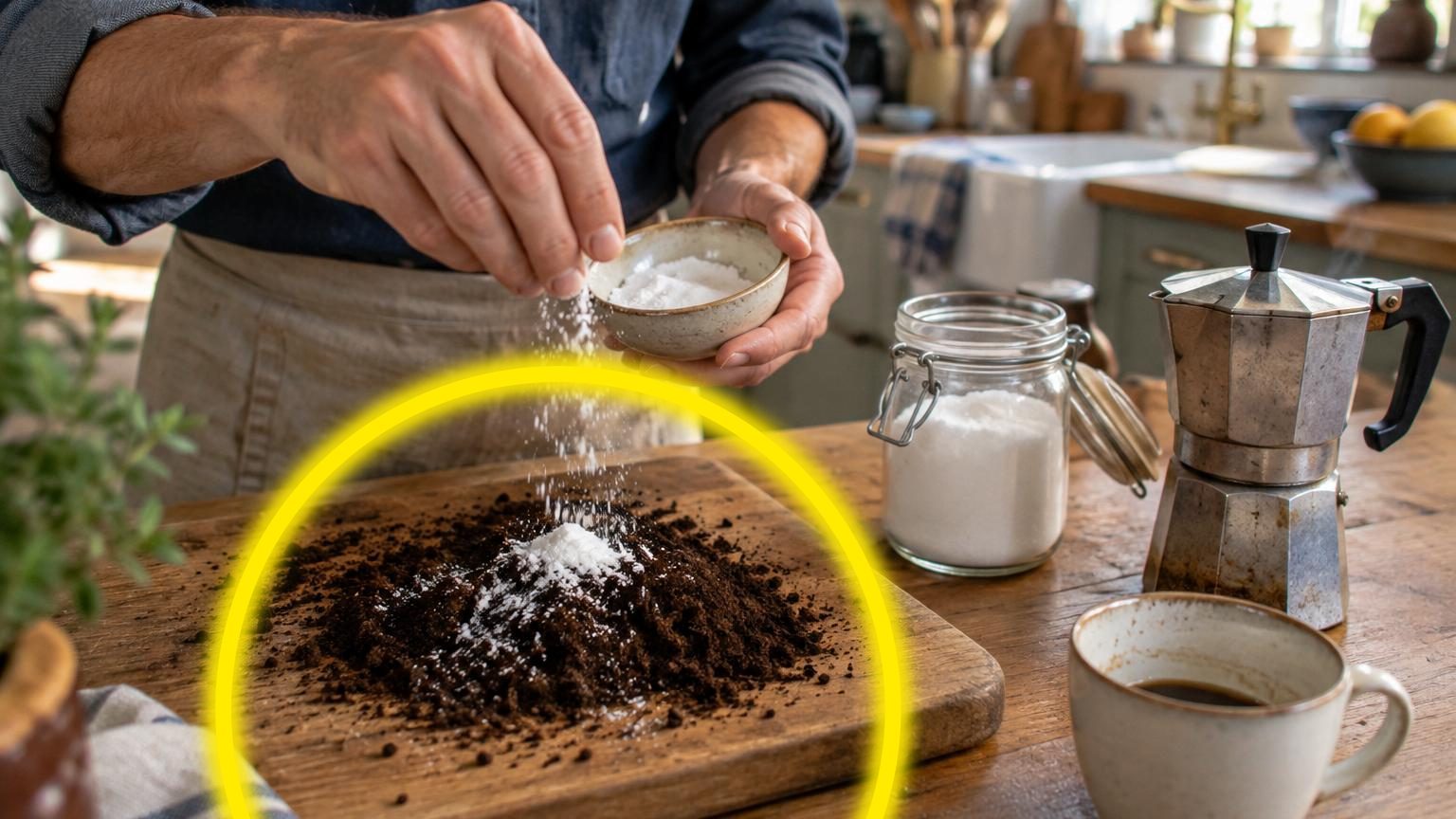 Marc de café et bicarbonate de soude : pourquoi ce mélange de grand-mère revient dans toutes les cuisines