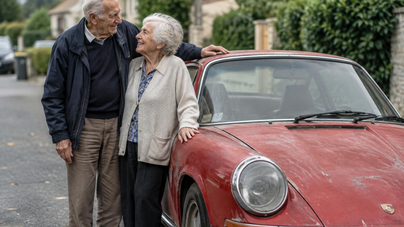 Mariés depuis 70 ans, à 92 et 94 ans ils s'offrent enfin leur première Porsche : ce n'est pas un modèle neuf