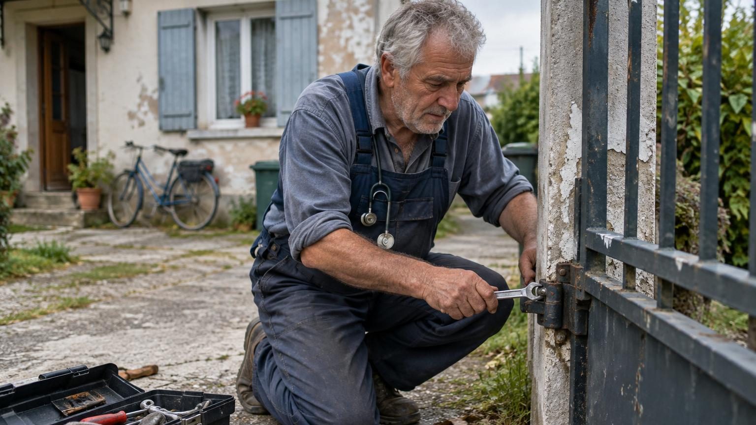 Médecin pendant toute sa carrière, il répare des portails à 66 ans : « Sans ça, je serais quasiment à la rue »