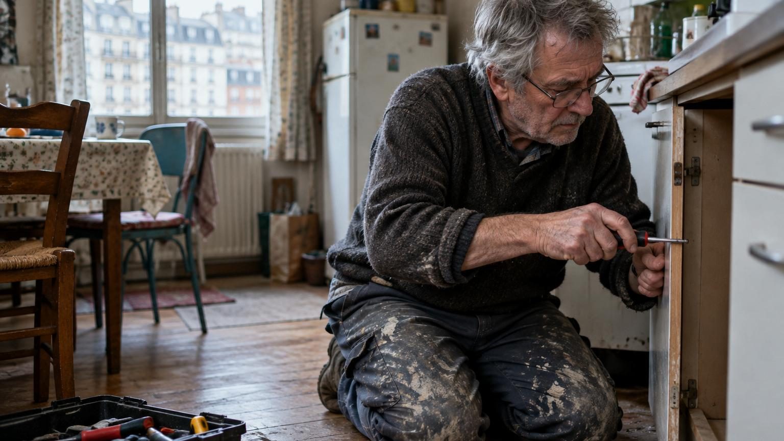 Médecin retraité à 66 ans, Gilles enchaîne les missions de bricolage : "Sans ça, aujourd'hui je serais quasiment à la rue"