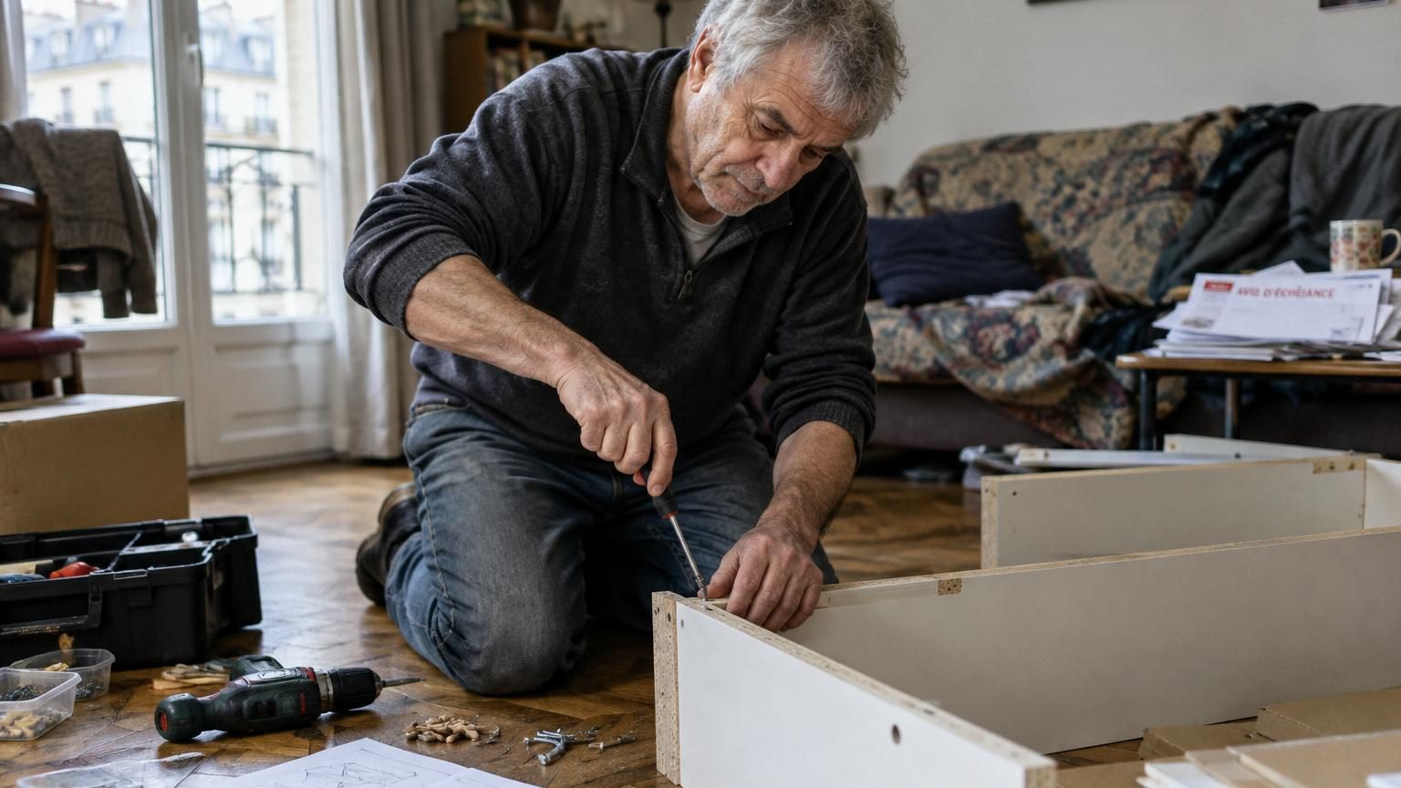 Médecin retraité à 66 ans, Gilles enchaîne les missions de bricolage : "Sans ça, je serais quasiment à la rue"