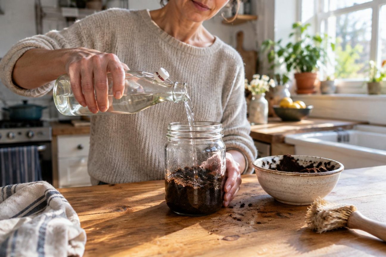 Mélanger du vinaigre blanc et du marc de café : à quoi ça sert et pourquoi c'est très recommandé