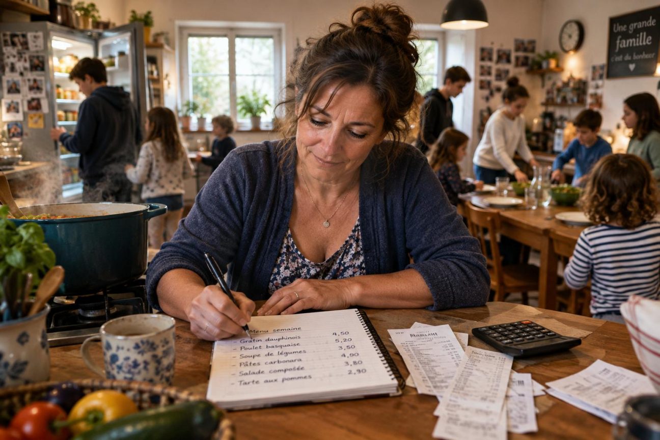 Mère de 11 enfants à 52 ans : ses plus grosses économies sont arrivées quand elle a commencé à noter les plats qu'elle réussit