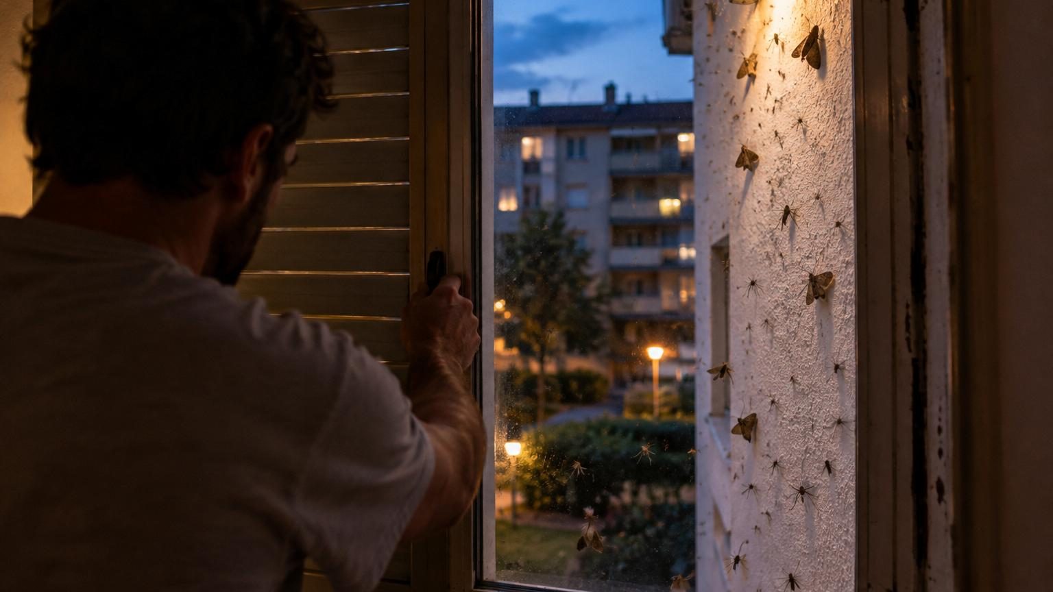 Mon voisin garde désormais toutes ses fenêtres fermées après 18 heures, et ce n’est pas pour avoir moins chaud : il sait maintenant ce qui vient se poser sur ses murs