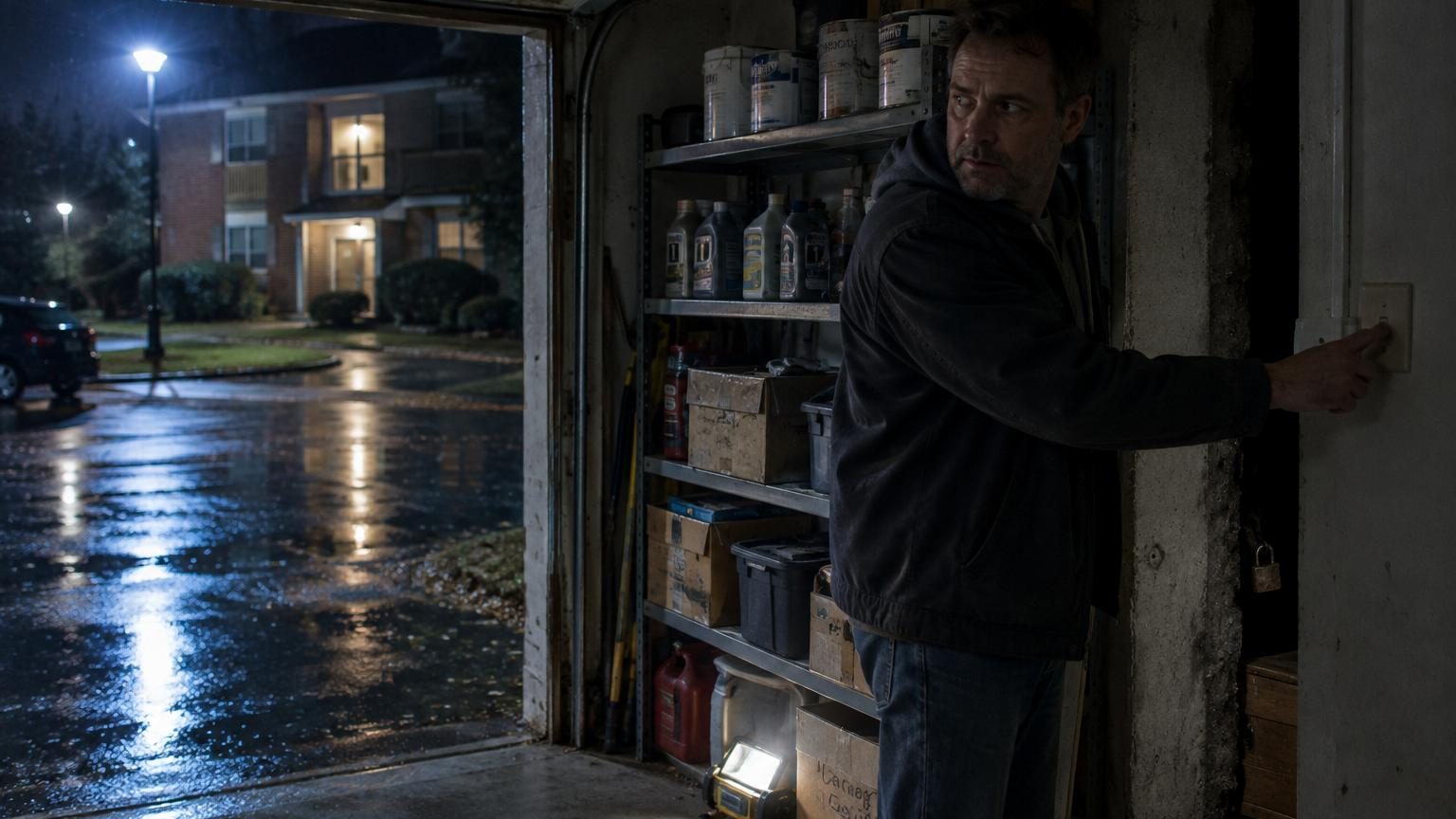 Mon voisin n’allume plus jamais la lumière de son garage après 22 heures, et ce n’est pas pour faire des économies : il a découvert ce qui attendait derrière les étagères