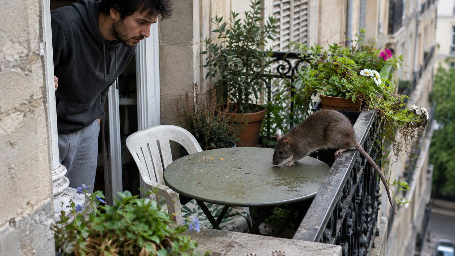 Mon voisin ne met plus jamais de nourriture sur sa terrasse depuis octobre, et ce n’est pas pour éviter les mauvaises odeurs : il a compris qui venait manger pendant son absence