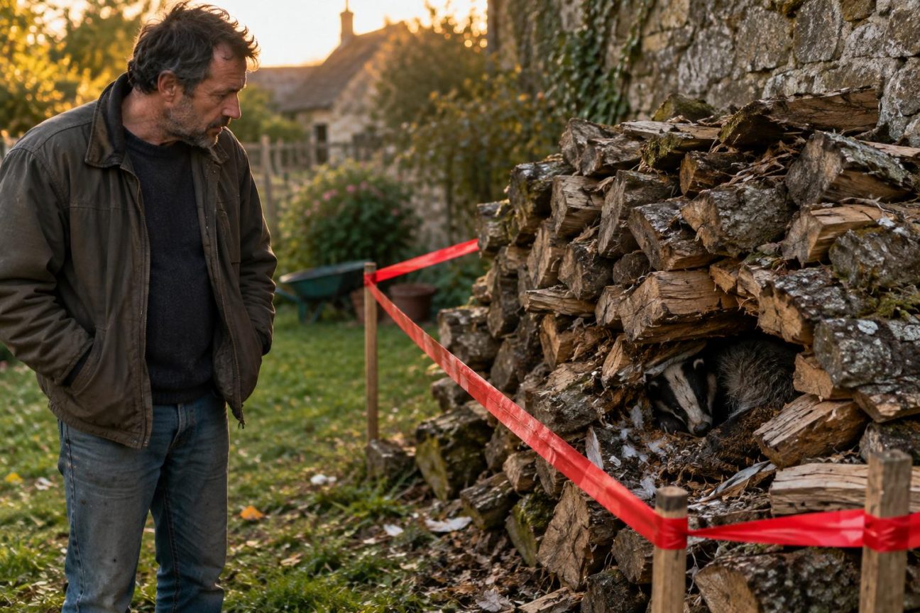 Mon voisin ne s’approche plus de son tas de bois depuis plusieurs semaines, et ce n’est pas parce qu’il est devenu méfiant : il a découvert ce qui dormait entre les bûches