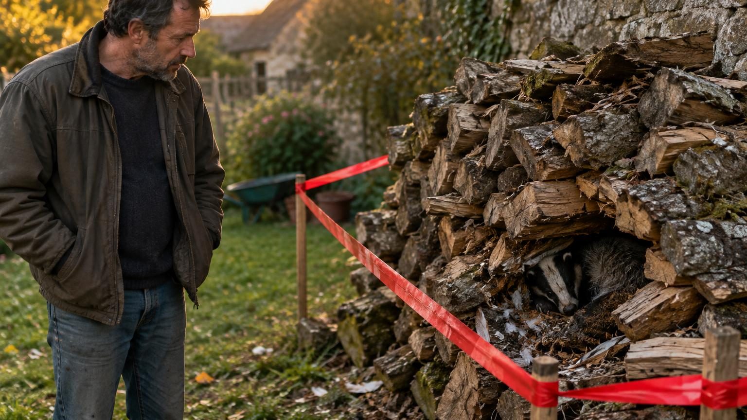 Mon voisin ne s’approche plus de son tas de bois depuis plusieurs semaines, et ce n’est pas parce qu’il est devenu méfiant : il a découvert ce qui dormait entre les bûches