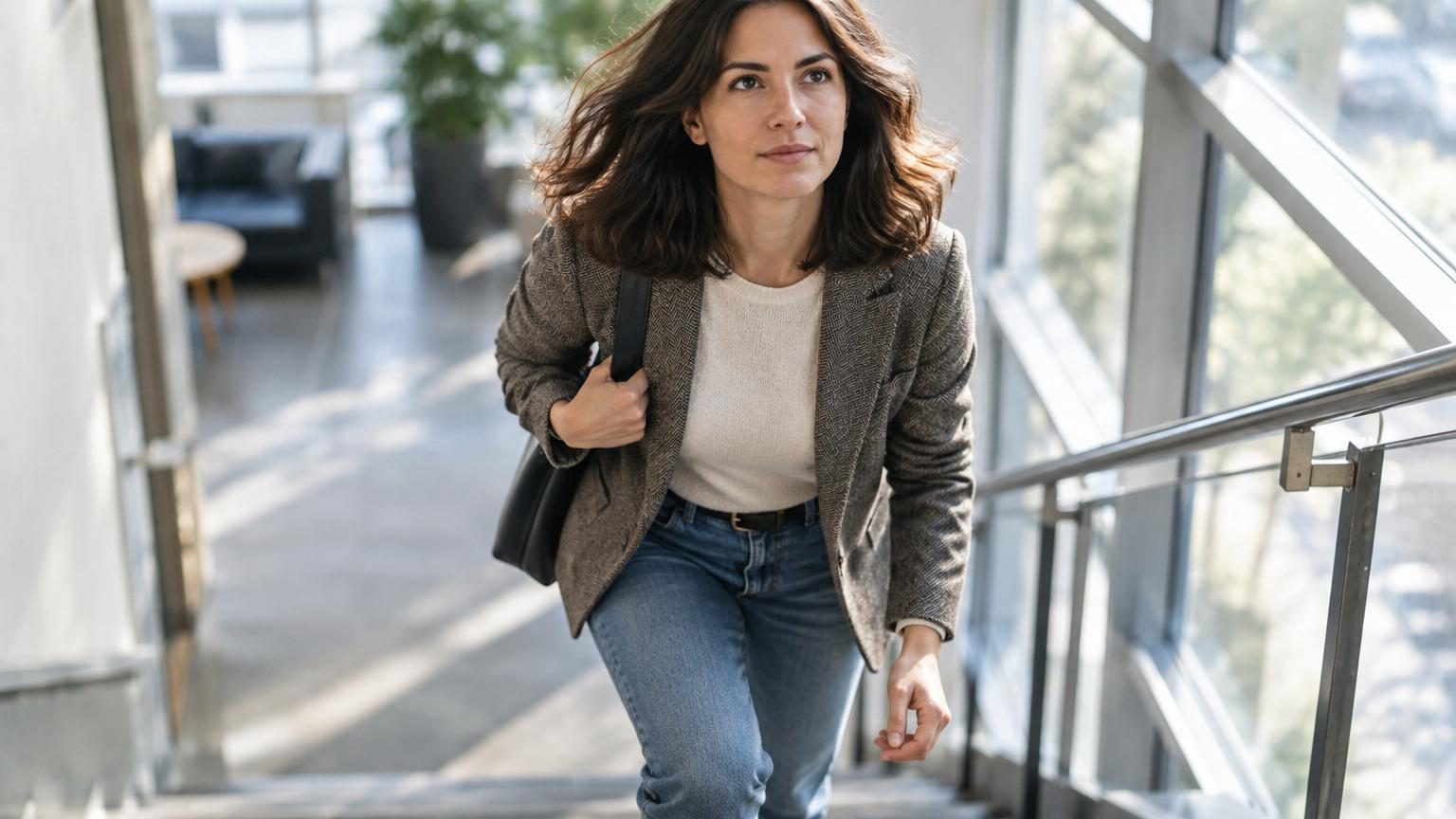 Monter les escaliers pour avoir de plus beaux cheveux : les experts sont unanimes sur cette habitude et ses effets sur la densité