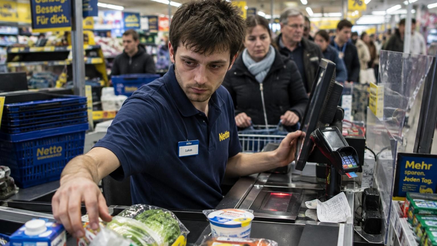 Nathanaël, ex-salarié chez Lidl : lancé en caisse un vendredi à 17h face à la queue, voici ce qu'il raconte des conditions réelles