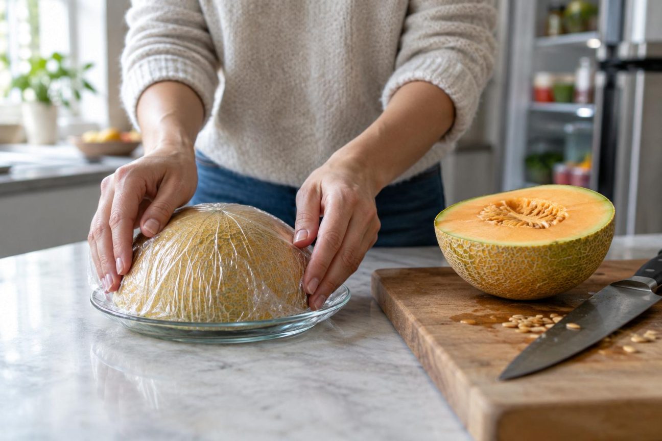 Ni dans une assiette, ni coupé en morceaux au frigo : voici comment conserver un melon entamé pour qu'il tienne plus longtemps