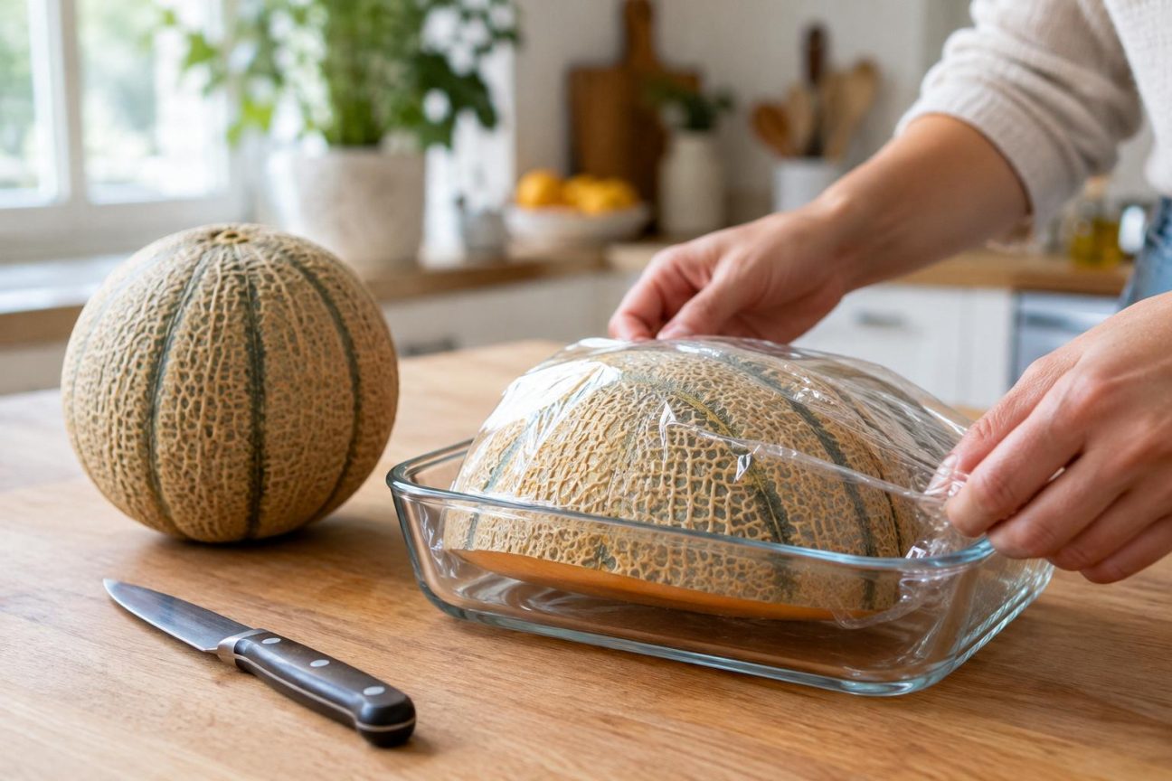 Ni dans une assiette, ni coupé en morceaux au frigo : voici comment conserver un melon entamé sans qu'il se gâte