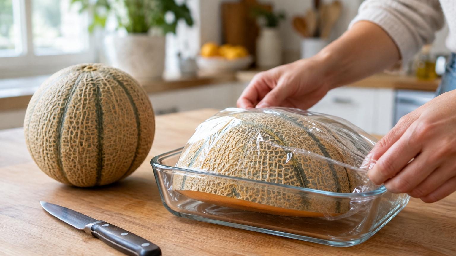 Ni dans une assiette, ni coupé en morceaux au frigo : voici comment conserver un melon entamé sans qu'il se gâte