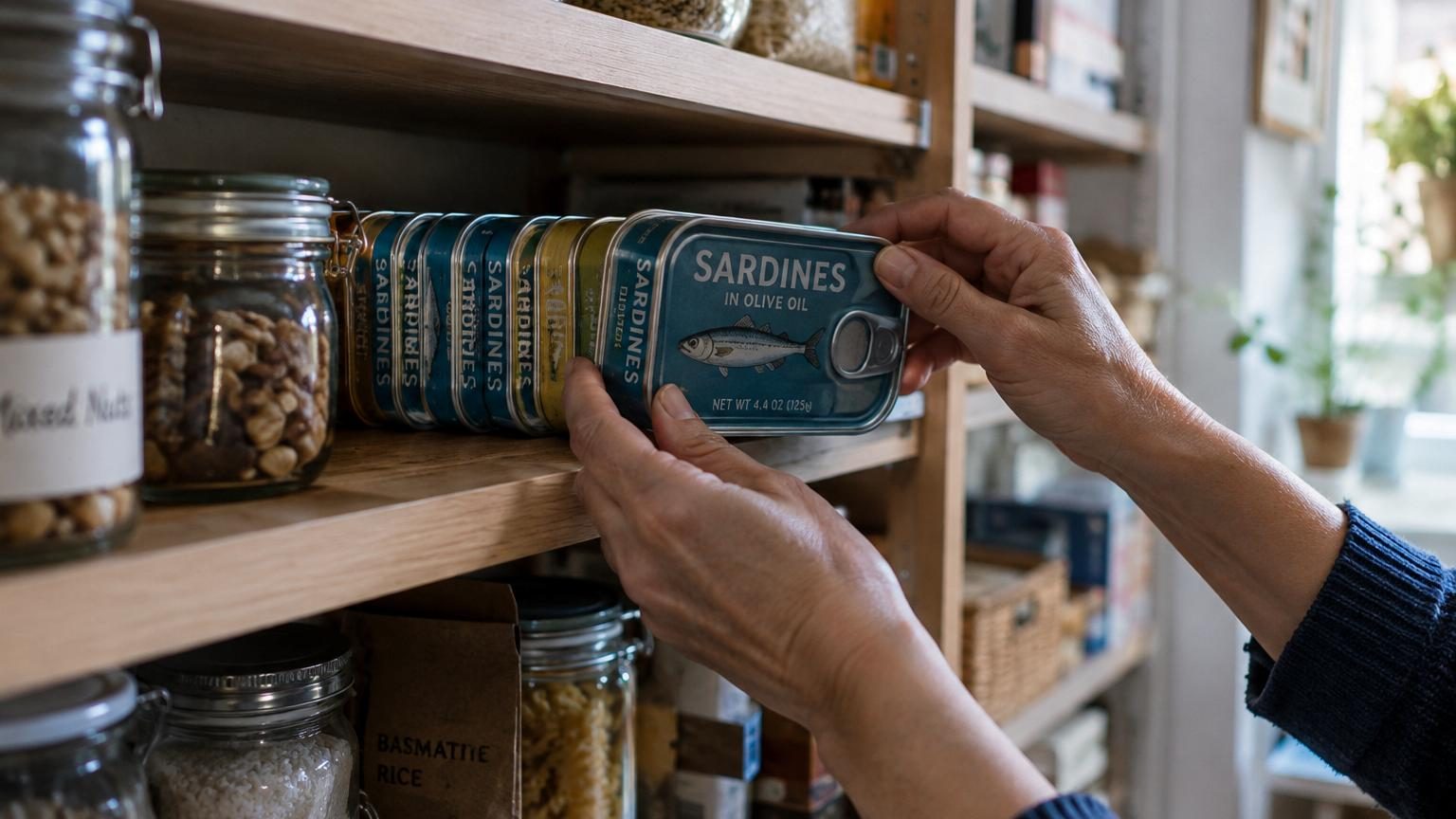 Ni près du four, ni sous l'évier : voici le seul endroit où ranger vos boîtes de sardines pour qu'elles restent savoureuses des années