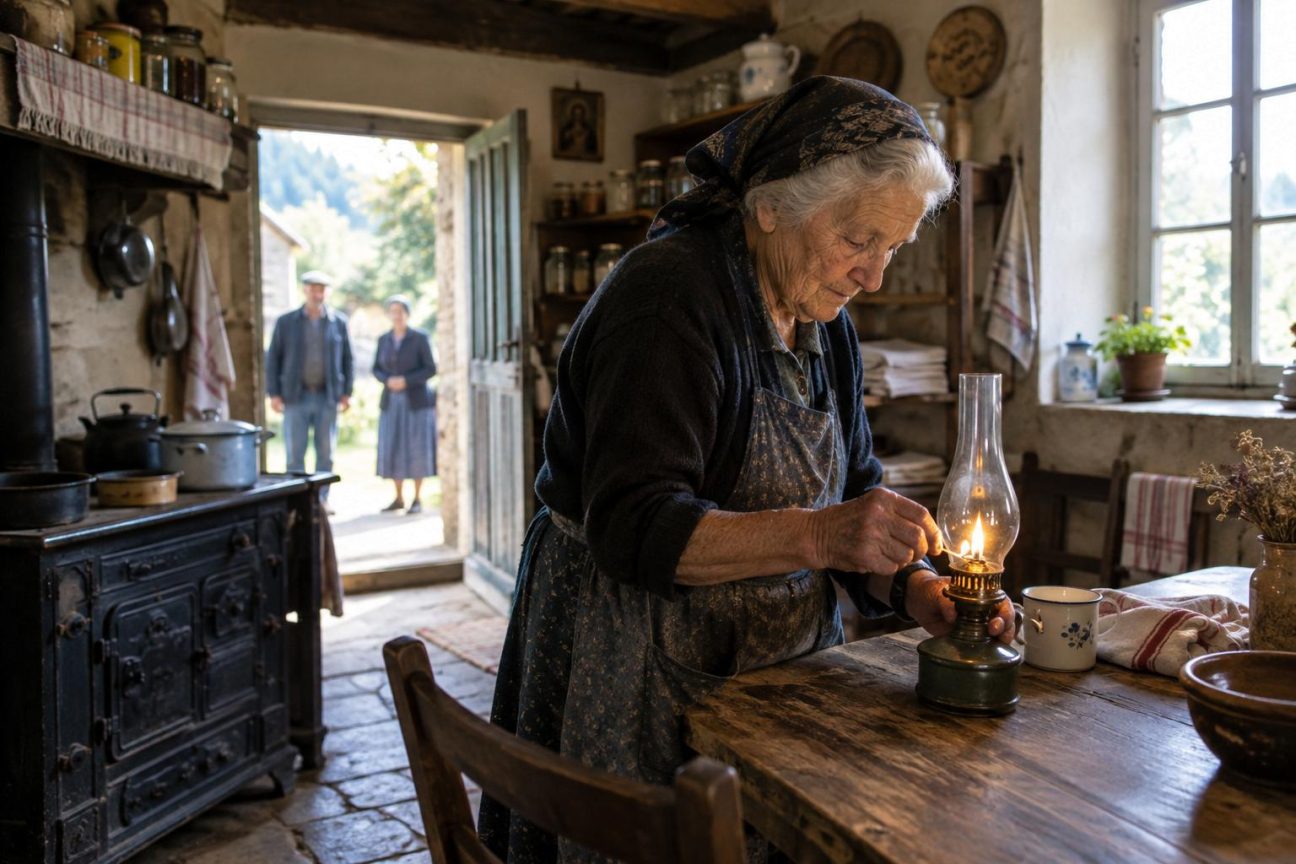 Nonagénaire, elle vit sans électricité depuis toujours et n'en veut toujours pas : son quotidien à contre-courant intrigue tout le village