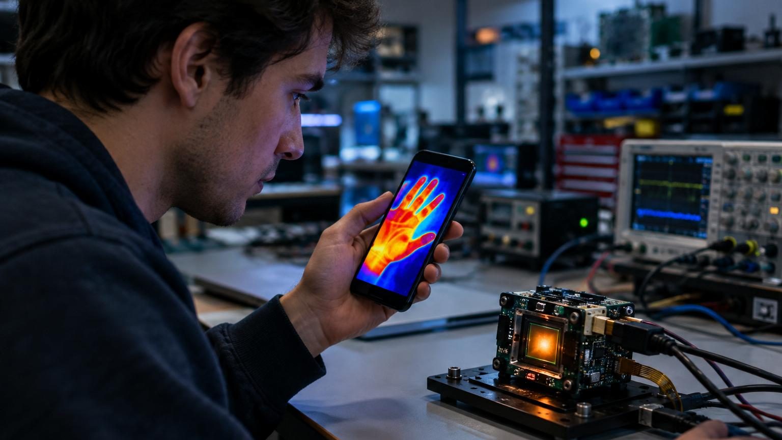 Nos smartphones vont bientôt « voir » comme un serpent : ce capteur infrarouge 4K n&rsquo;a même plus besoin d&rsquo;être refroidi