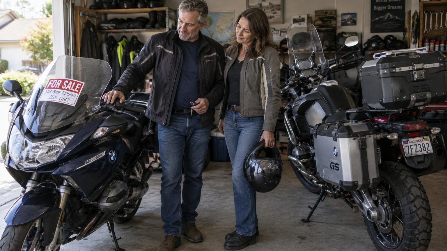 « Nous avions acheté deux motos pour voyager ensemble » : après plusieurs années, ce couple de motards revend l’une des deux machines et change complètement son organisation