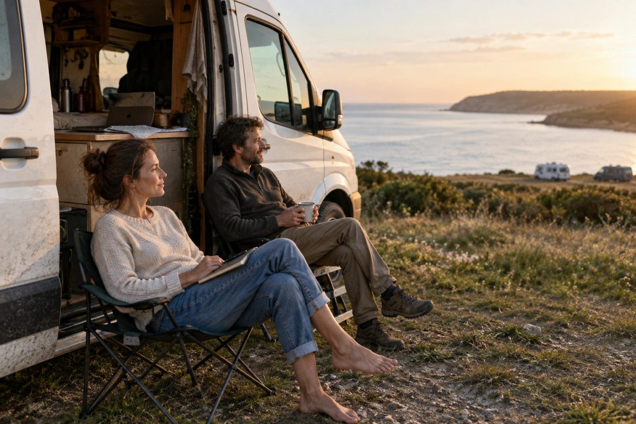 « Nous étions devenus obsédés par les horaires » : après des années en camping-car, ce couple décide de revoir entièrement sa façon de voyager