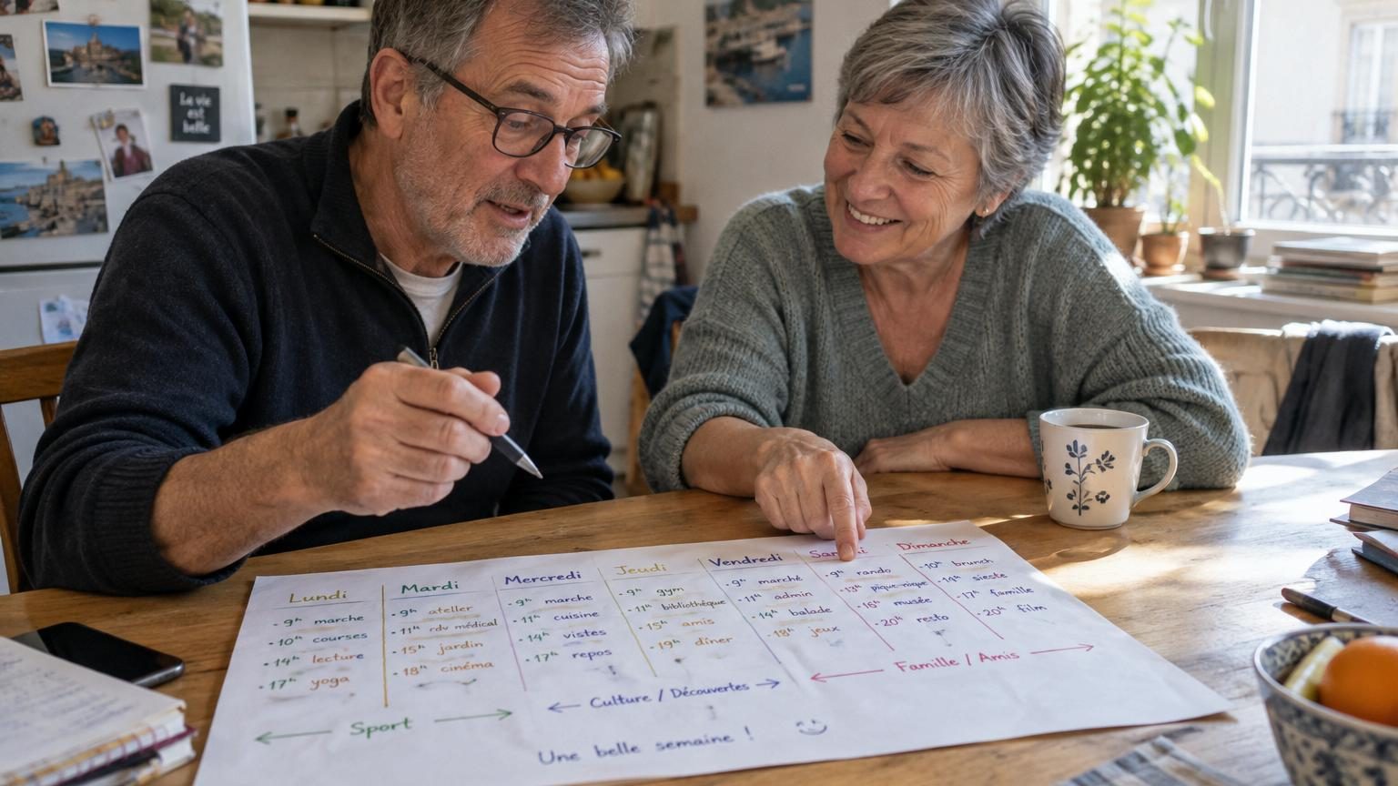 « Nous pensions que nous allions nous ennuyer » : après leur départ à la retraite, ce couple découvre finalement une nouvelle organisation qui change complètement ses journées