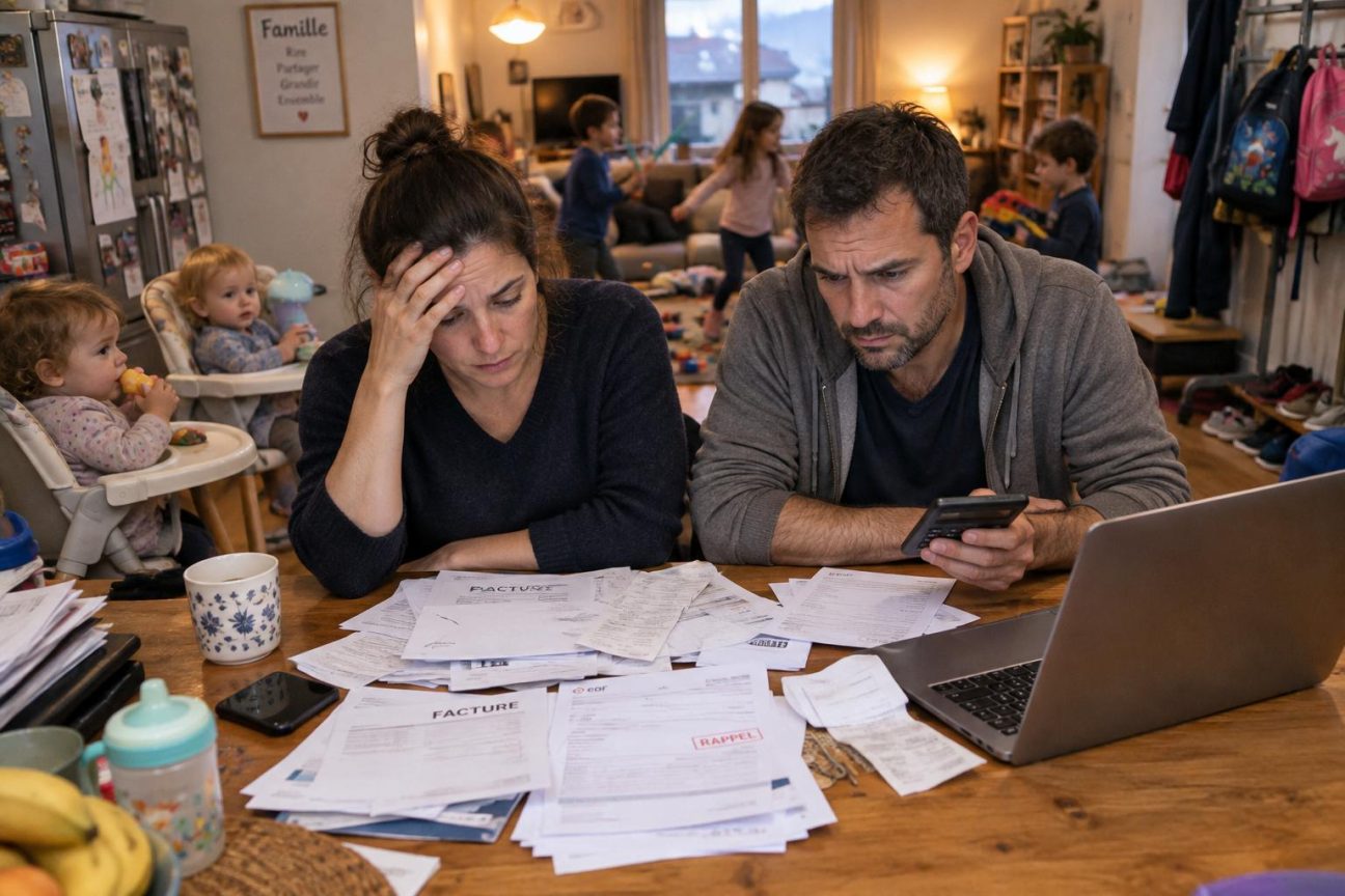 Parents de 6 enfants, ils dépensent 6 000 à 7 000 euros par mois : « Souvent, on finit le mois dans le rouge »