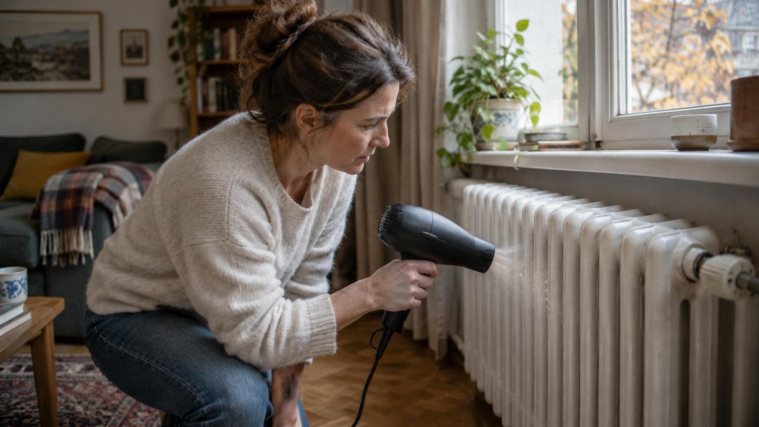 Passer le sèche-cheveux sur son radiateur avant l'hiver : voici pourquoi les experts le recommandent, et combien cette astuce peut vous faire économiser