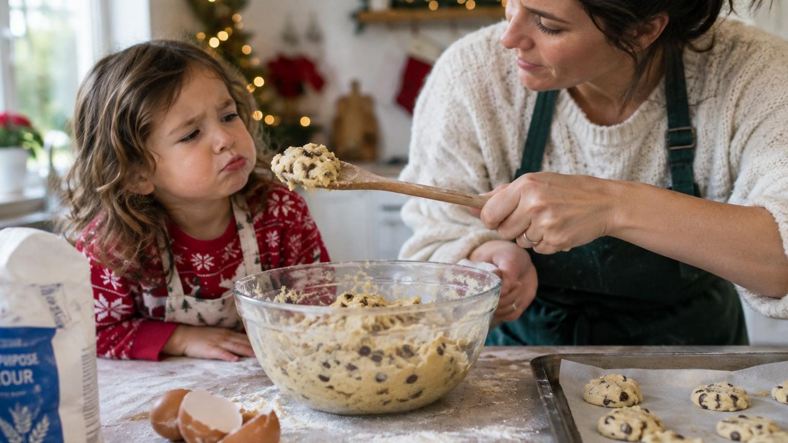 Pâte à cookies crue : une pédiatre explique pourquoi il ne faut surtout pas y goûter pendant les fêtes
