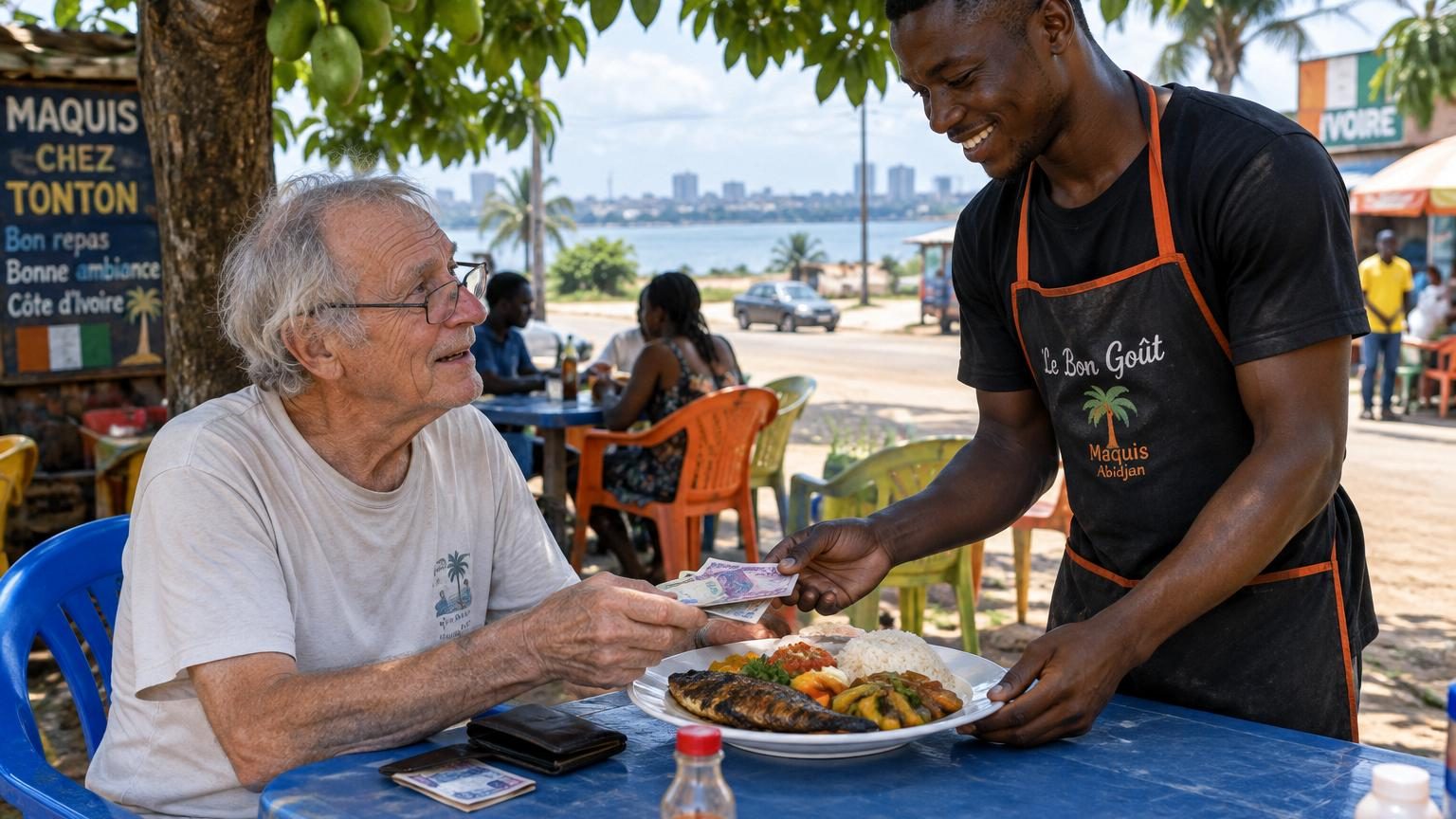 Patrick, 77 ans, a quitté la France avec 1 300 euros de retraite : à Abidjan, il ne dépend plus de l'aide alimentaire