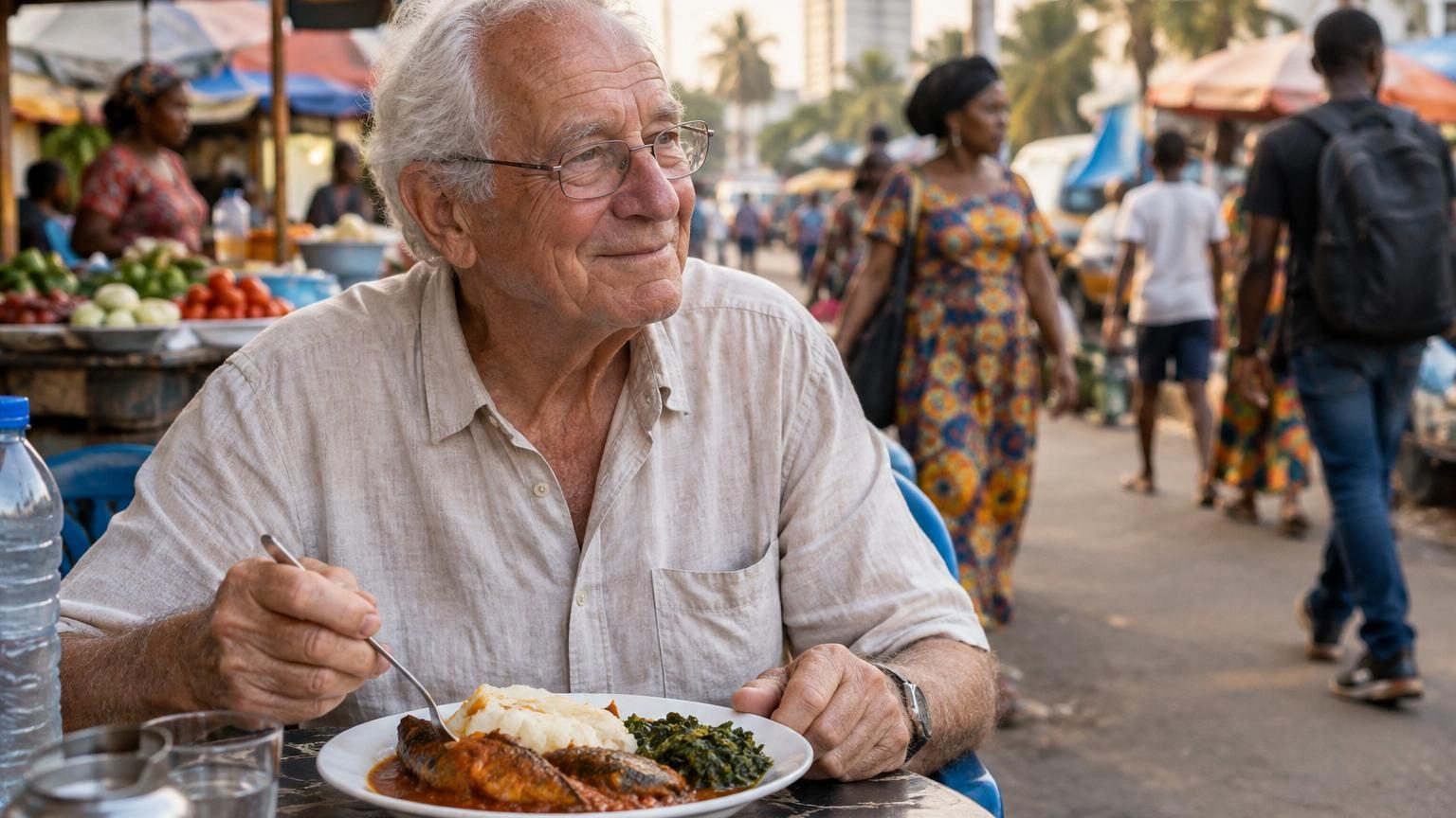Patrick, 77 ans, a quitté la France avec 1 300 euros de retraite : à Abidjan, il ne dépend plus des associations pour manger