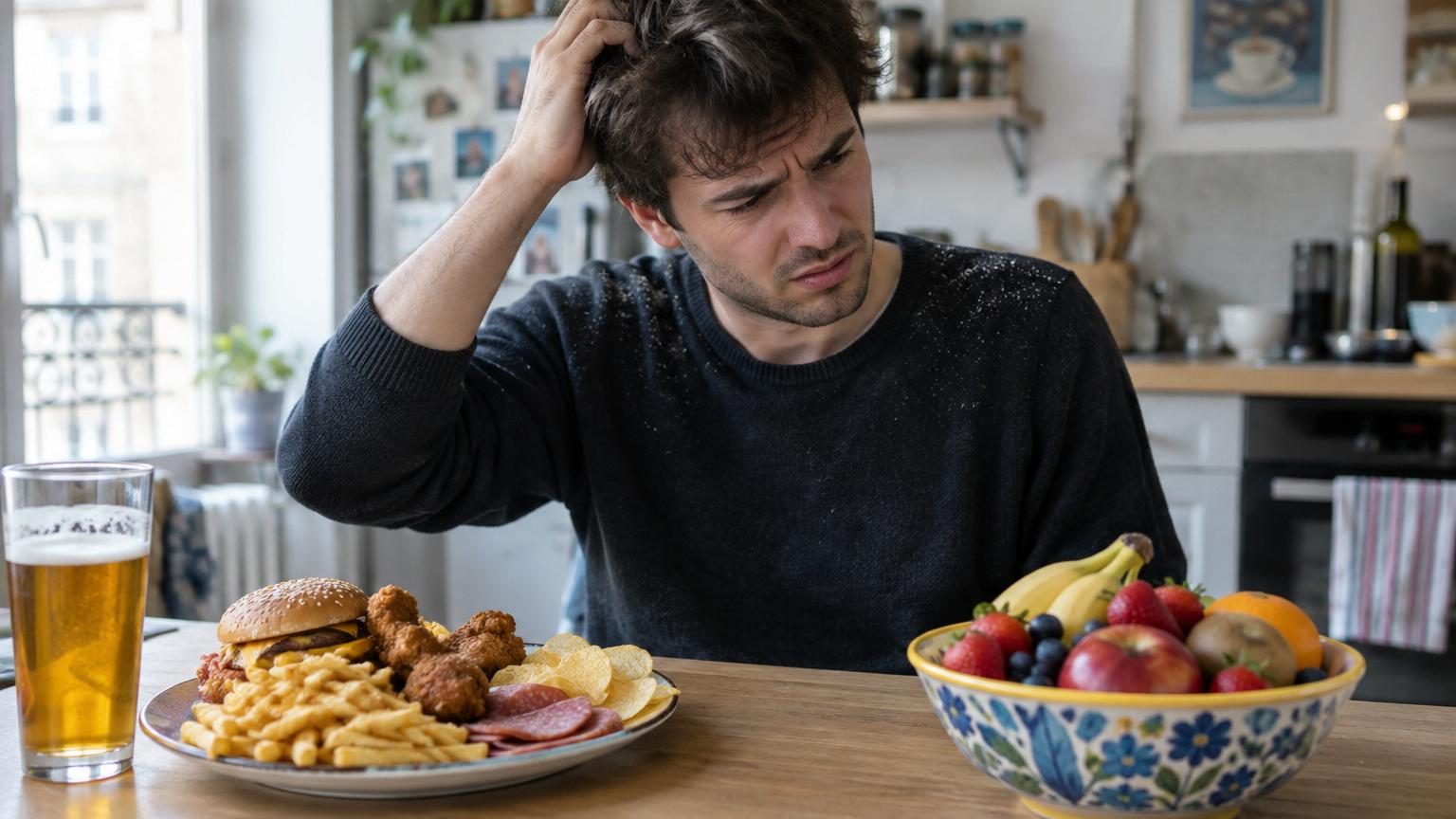 Pellicules tenaces : les aliments que les spécialistes conseillent de réduire quand aucun traitement ne fonctionne