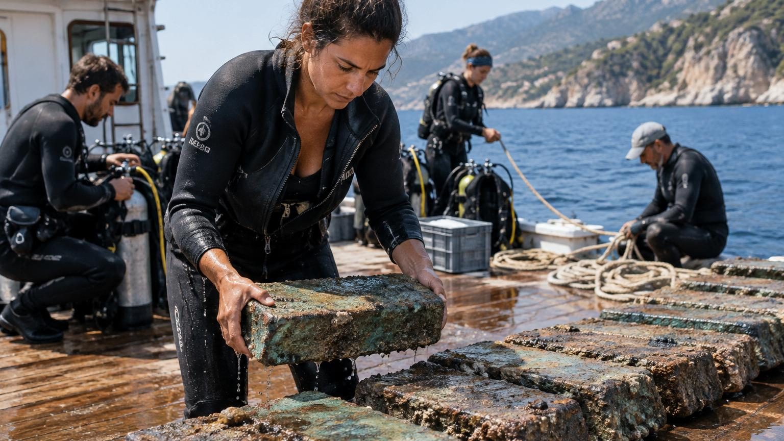 Pendant onze campagnes près de Kaş, les chercheurs dégagent 11 tonnes de métal : cette cargaison éclaire des routes maritimes oubliées