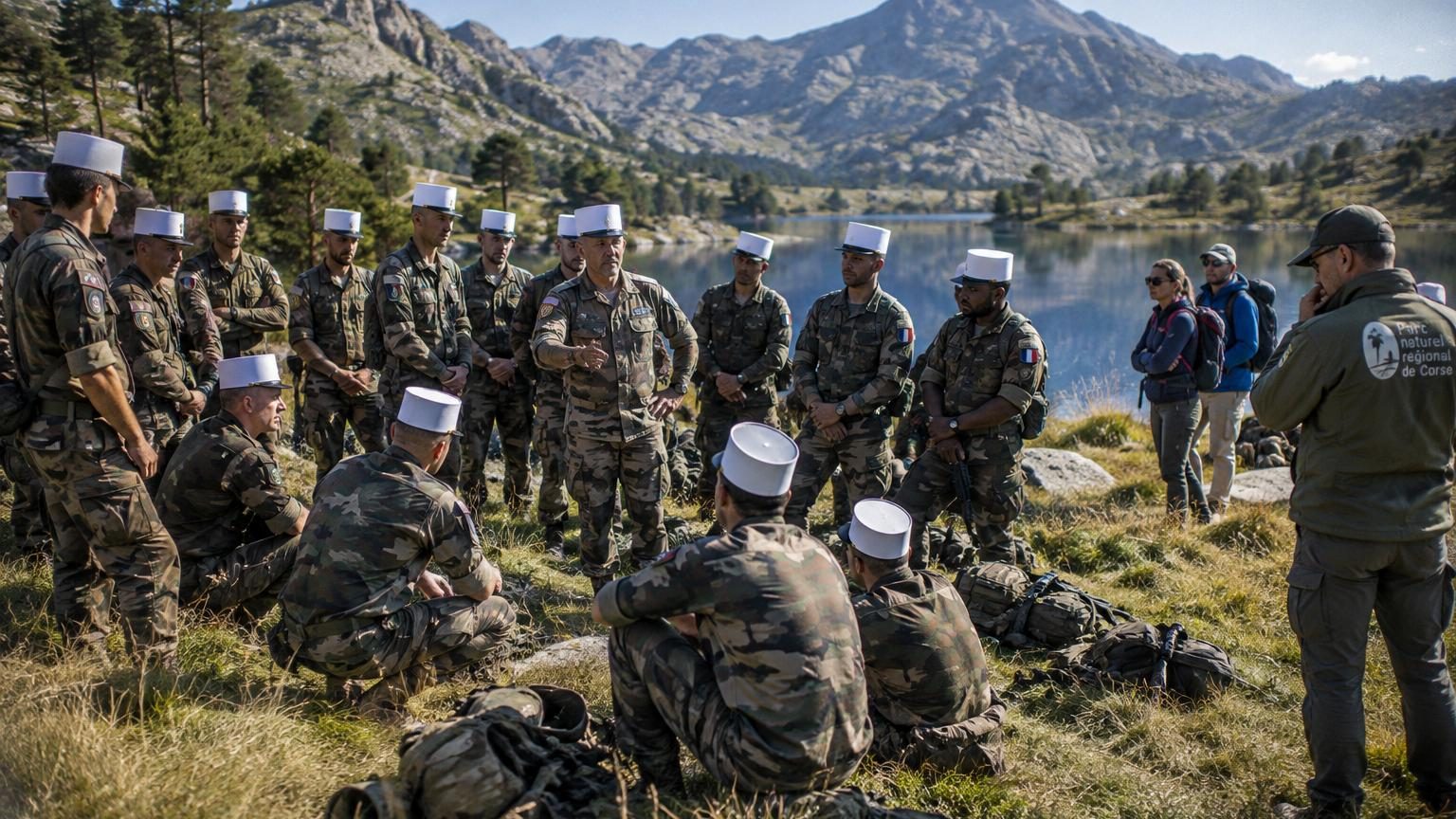 Plus de 200 légionnaires célèbrent la Saint-Michel au lac de Ninu : le Parc naturel régional de Corse dénonce les conséquences sur le site