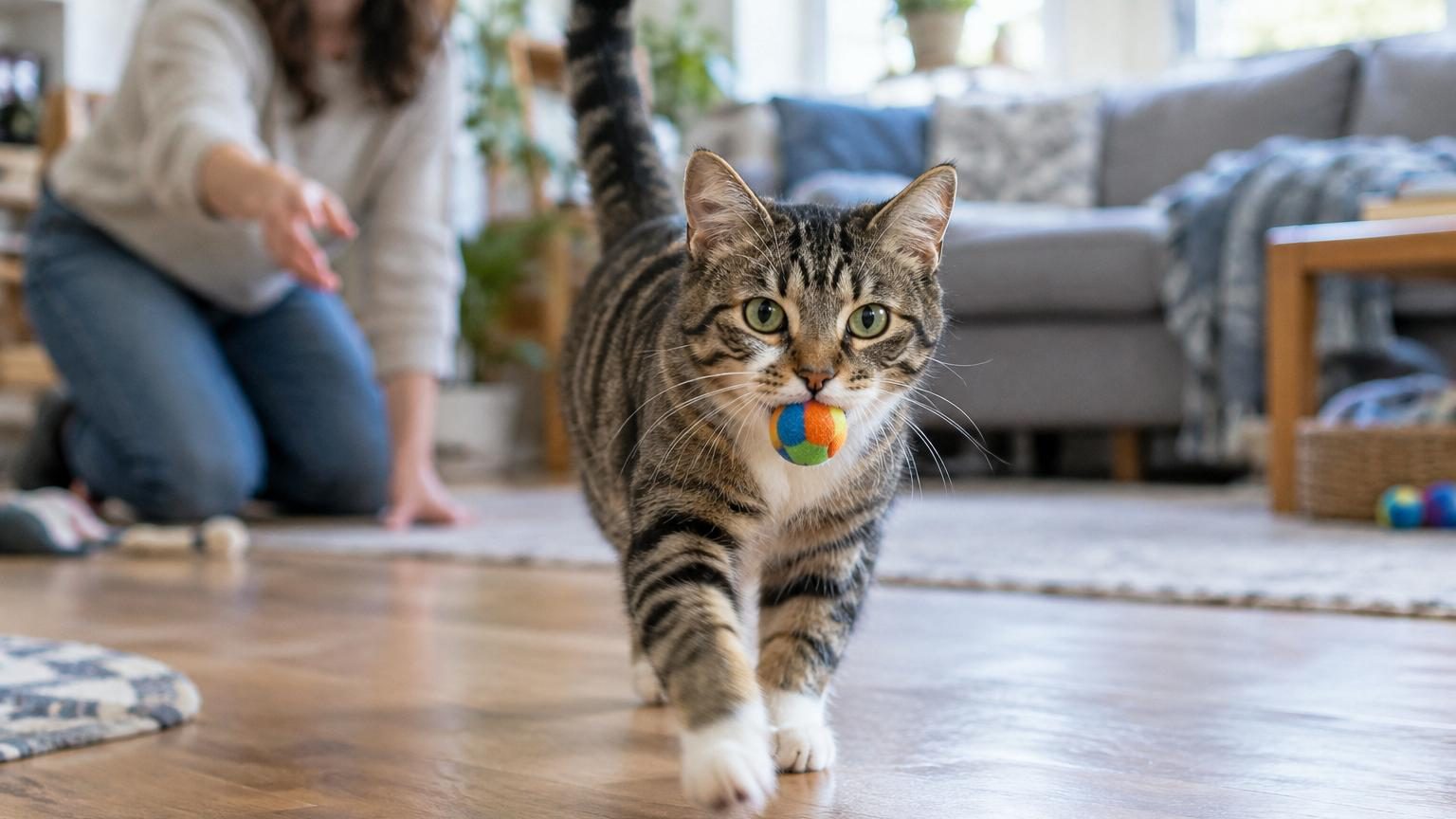 Plus de 40 % des chats rapportent la balle à leur maître : ce que les scientifiques n'arrivent toujours pas à expliquer